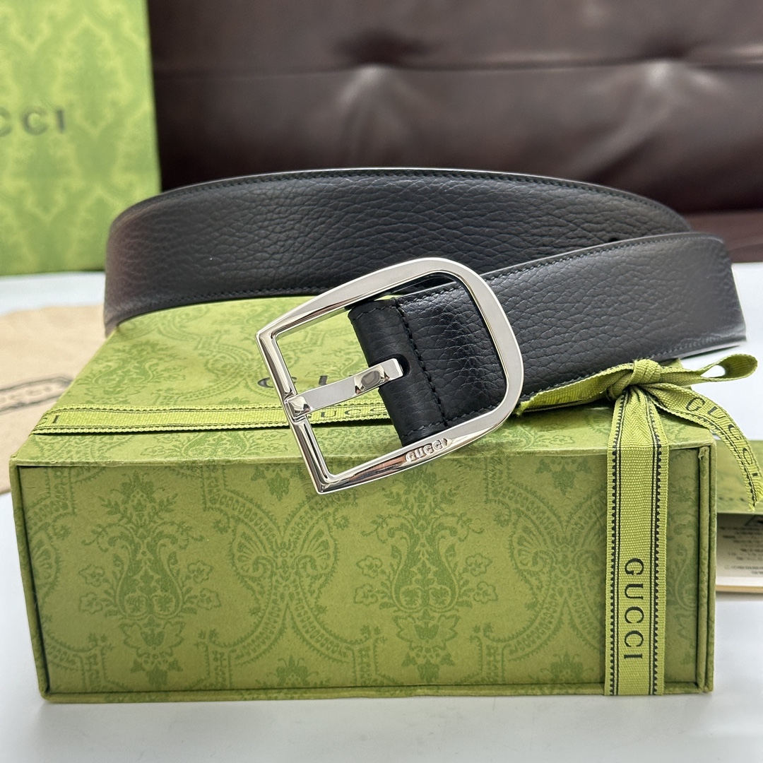 Gucci Basic Belt Wide Width M