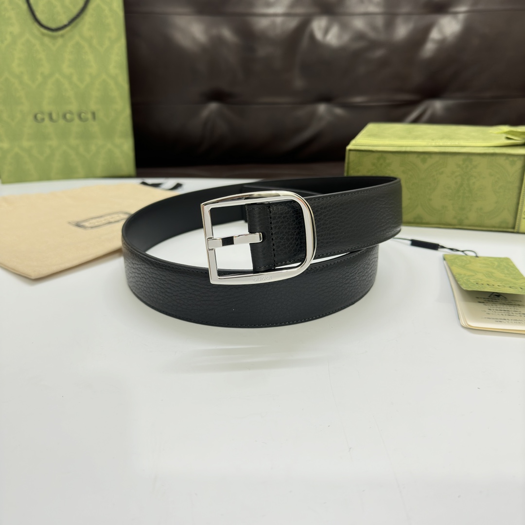 Gucci Basic Belt Wide Width M