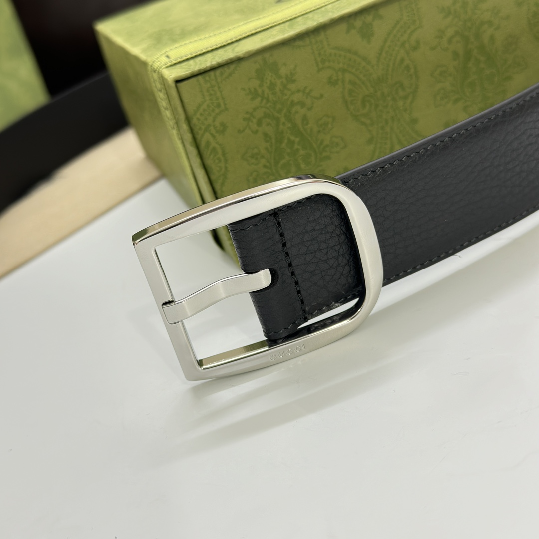 Gucci Basic Belt Wide Width M