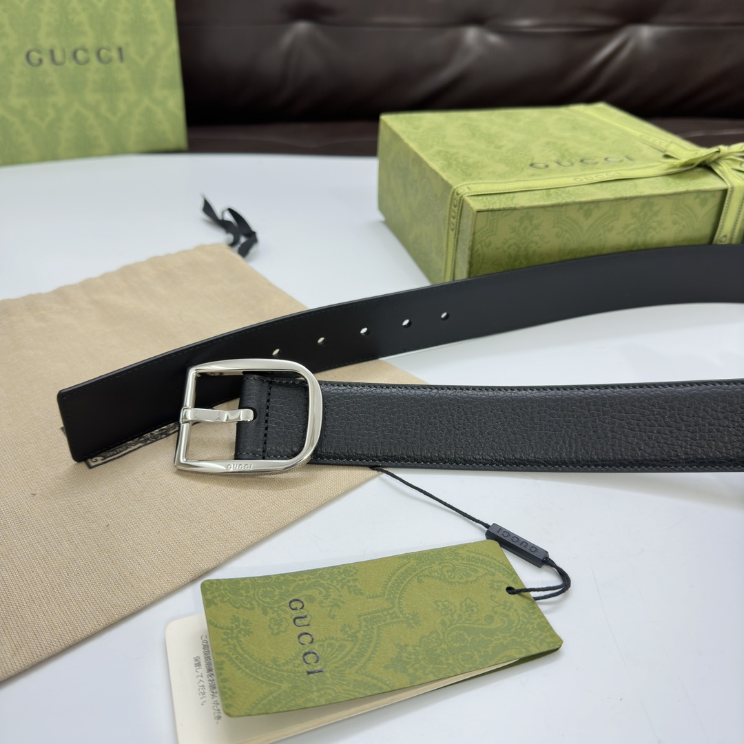 Gucci Basic Belt Wide Width M