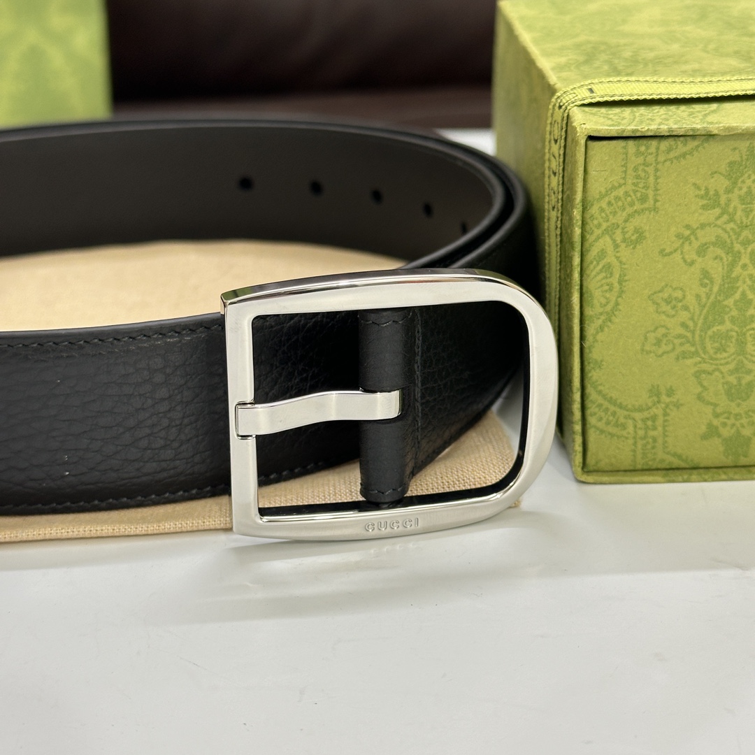 Gucci Basic Belt Wide Width M