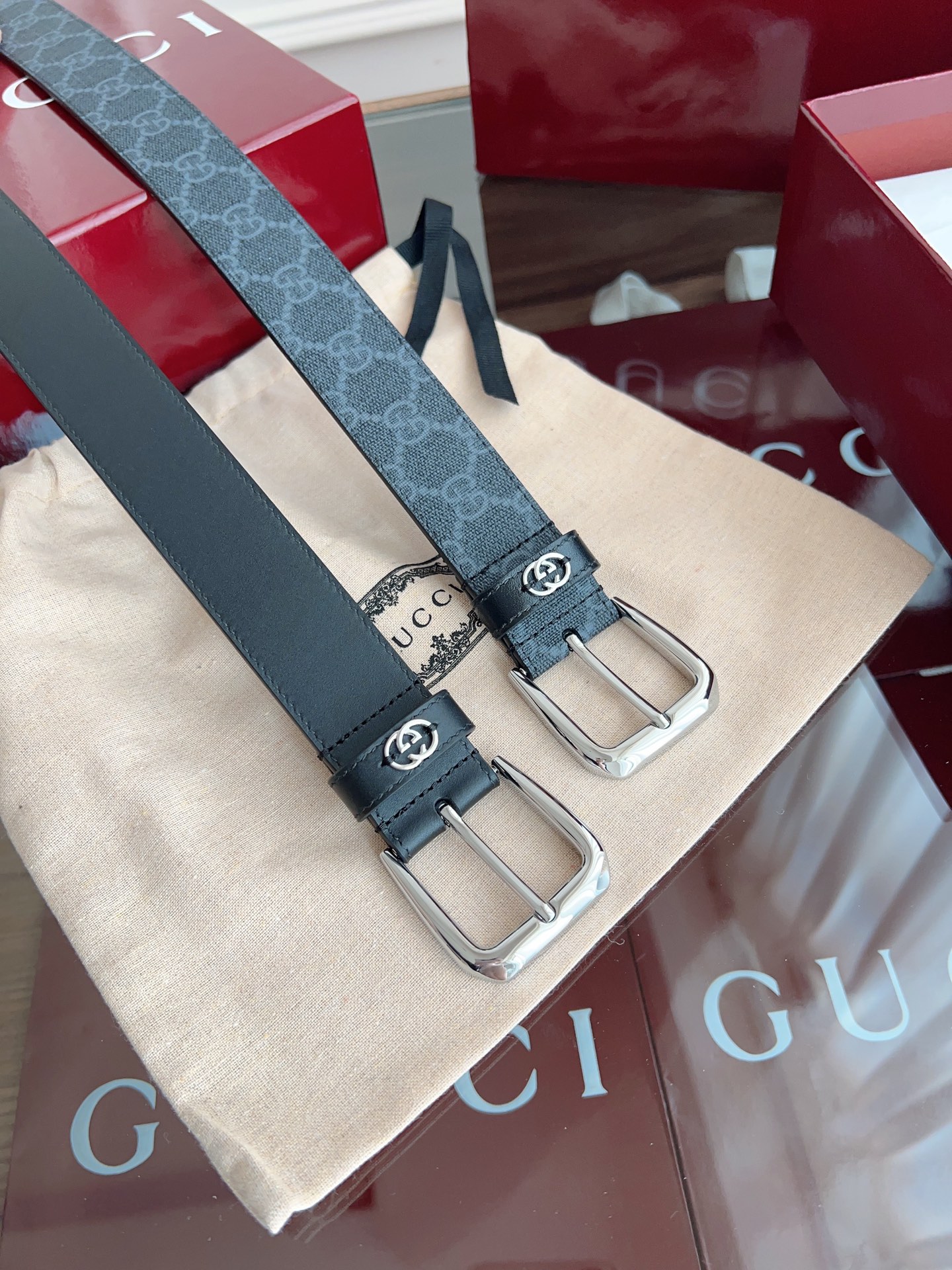 Gucci Basic Belt Black M