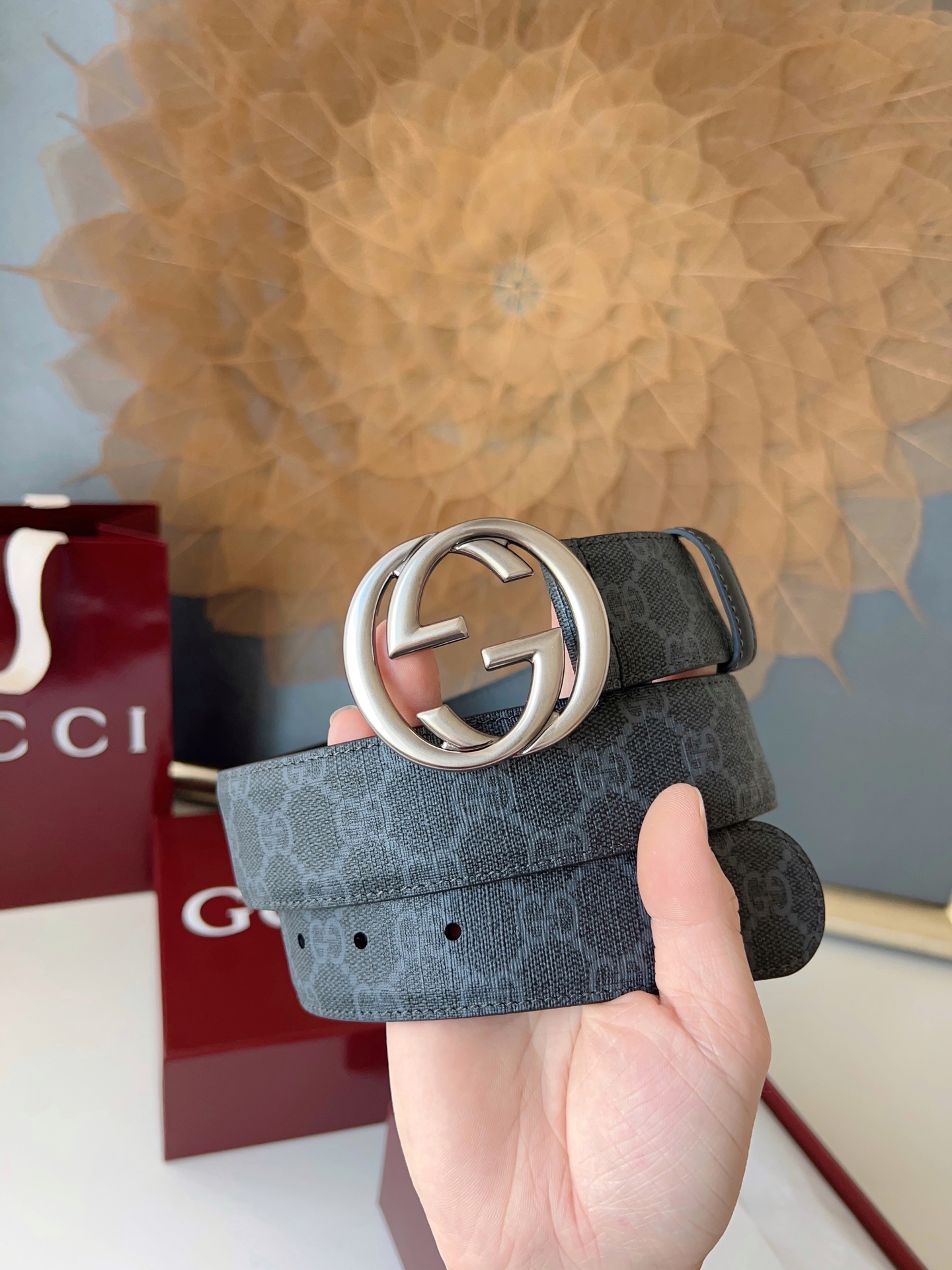 Gucci Basic Belt Canvas M