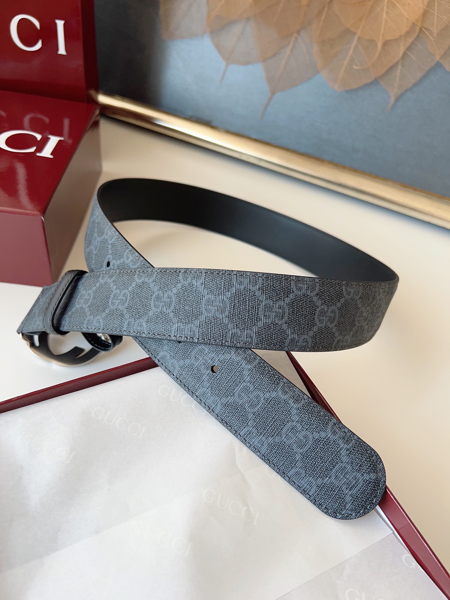 Gucci Basic Belt Canvas M