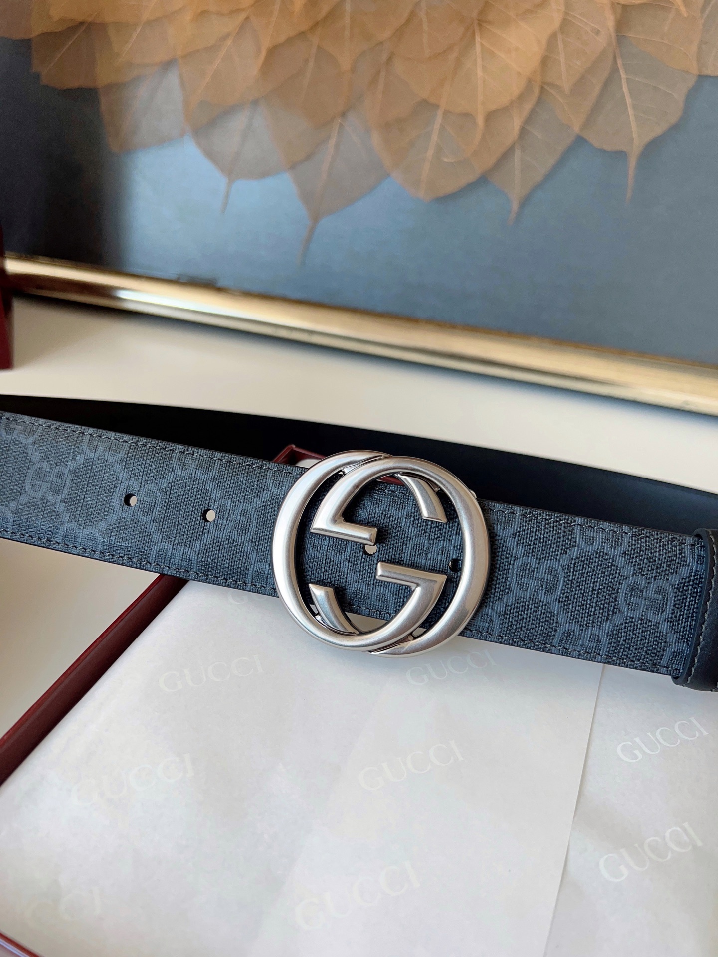 Gucci Basic Belt Canvas M