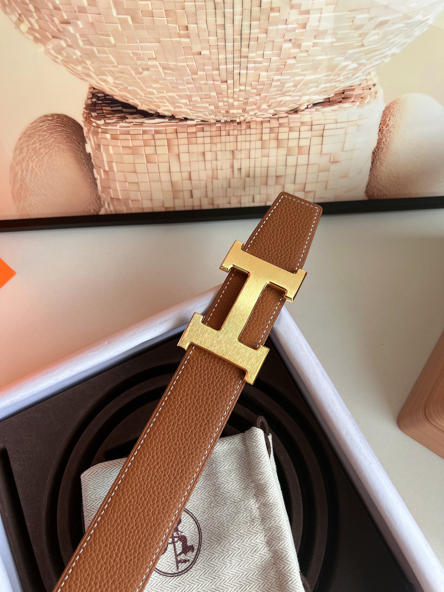Hermès Male Basic Belt S-m