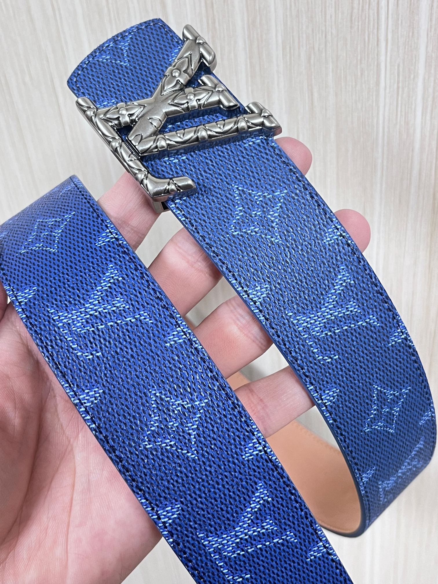 Louis Vuitton Male Basic Belt Canvas S-m-l