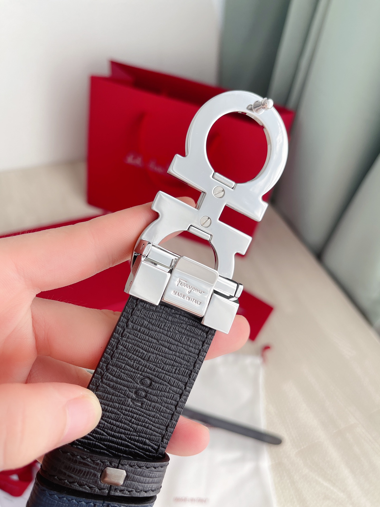 Salvatore Ferragamo Basic Belt Cow Leather