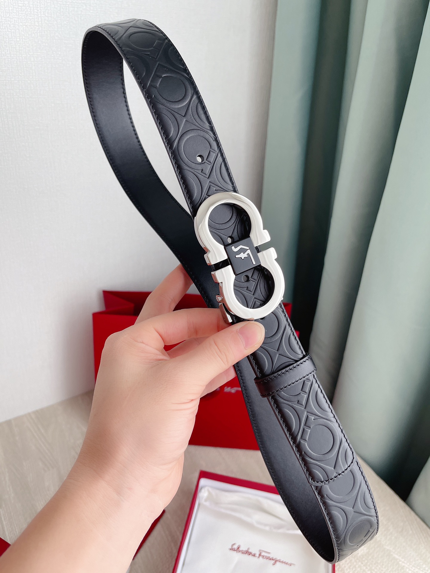 Salvatore Ferragamo Basic Belt Cow Leather