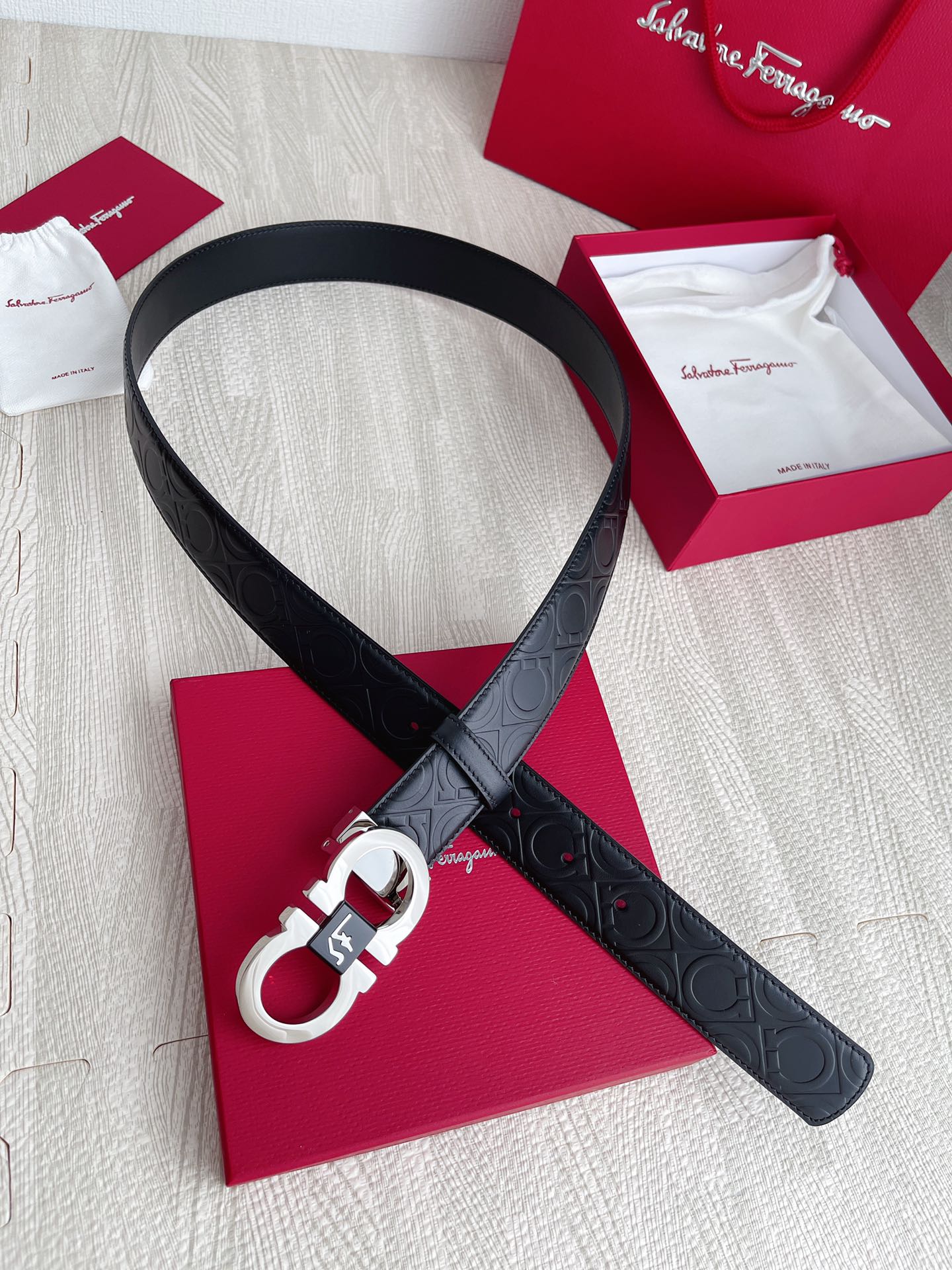 Salvatore Ferragamo Basic Belt Cow Leather