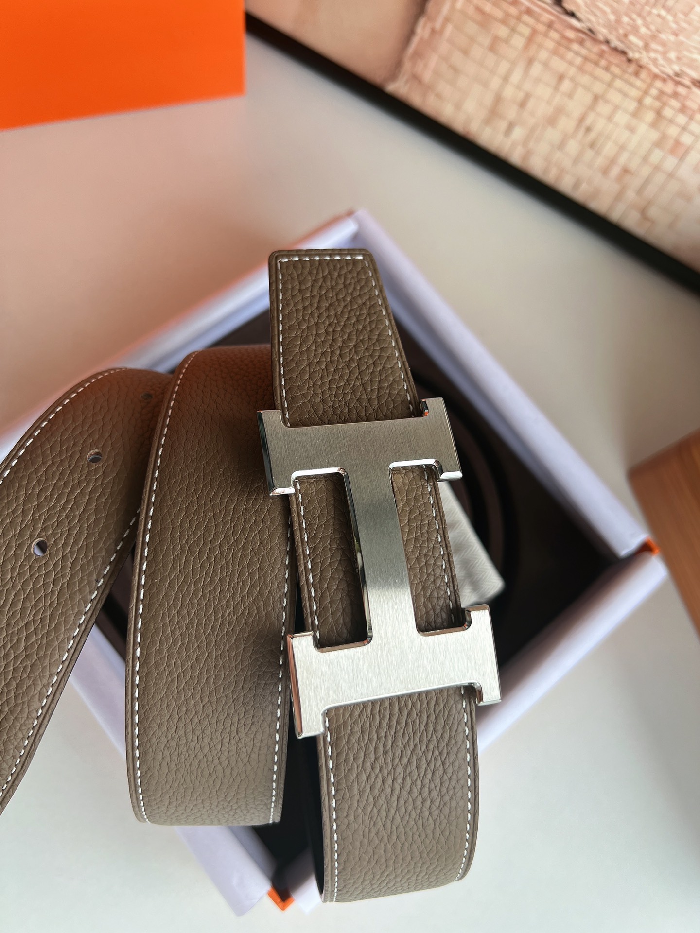 Hermès Male Basic Belt S-m