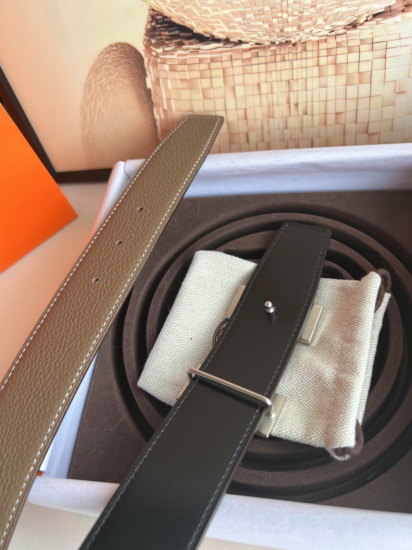 Hermès Male Basic Belt S-m