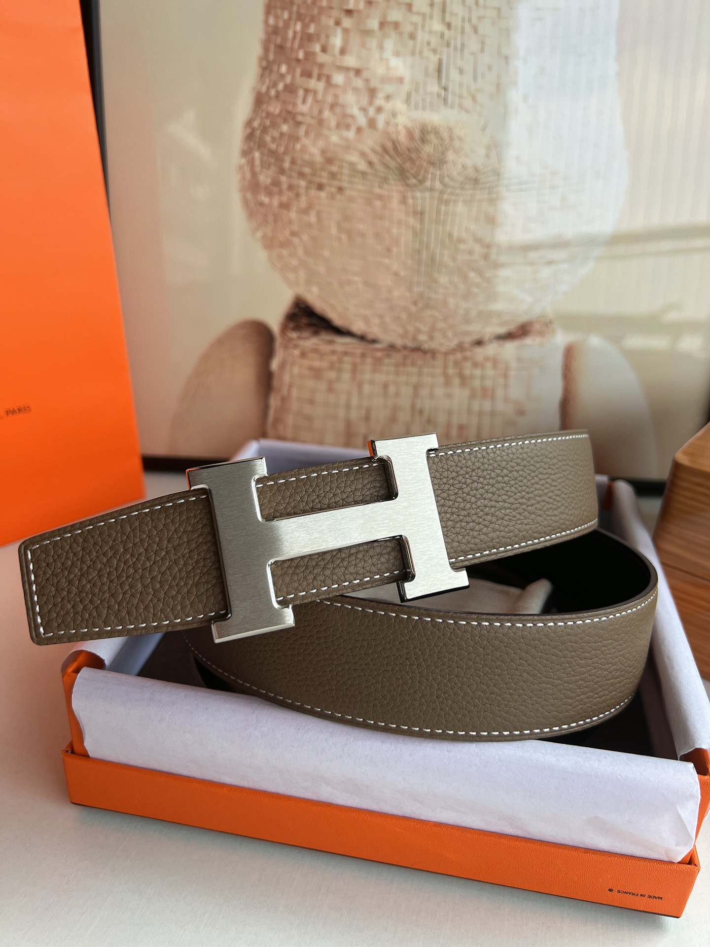 Hermès Male Basic Belt S-m