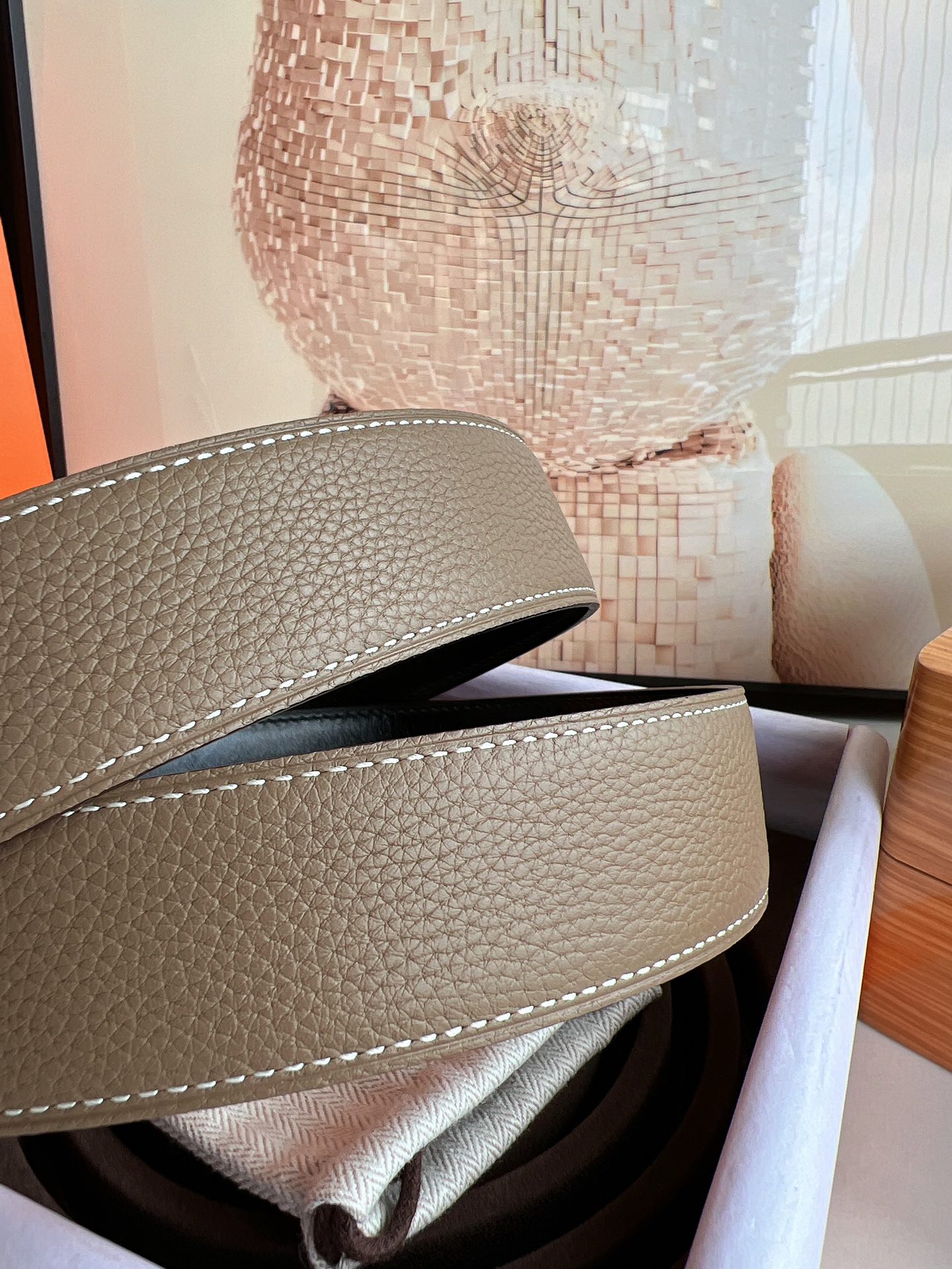 Hermès Male Basic Belt S-m