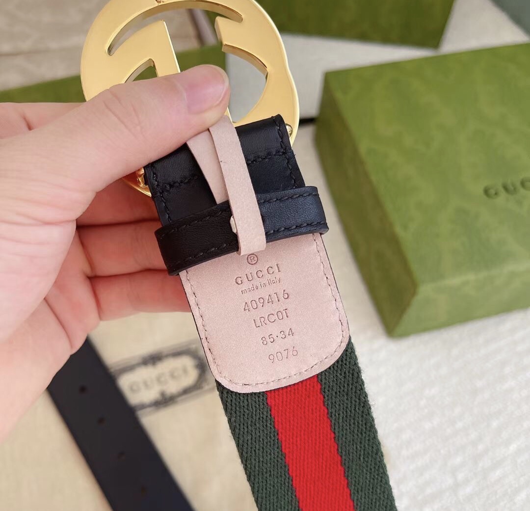 Gucci Basic Belt Cow Leather 38mm