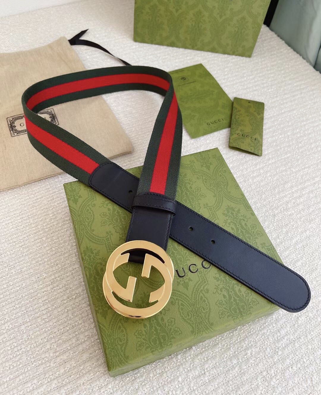Gucci Basic Belt Cow Leather 38mm