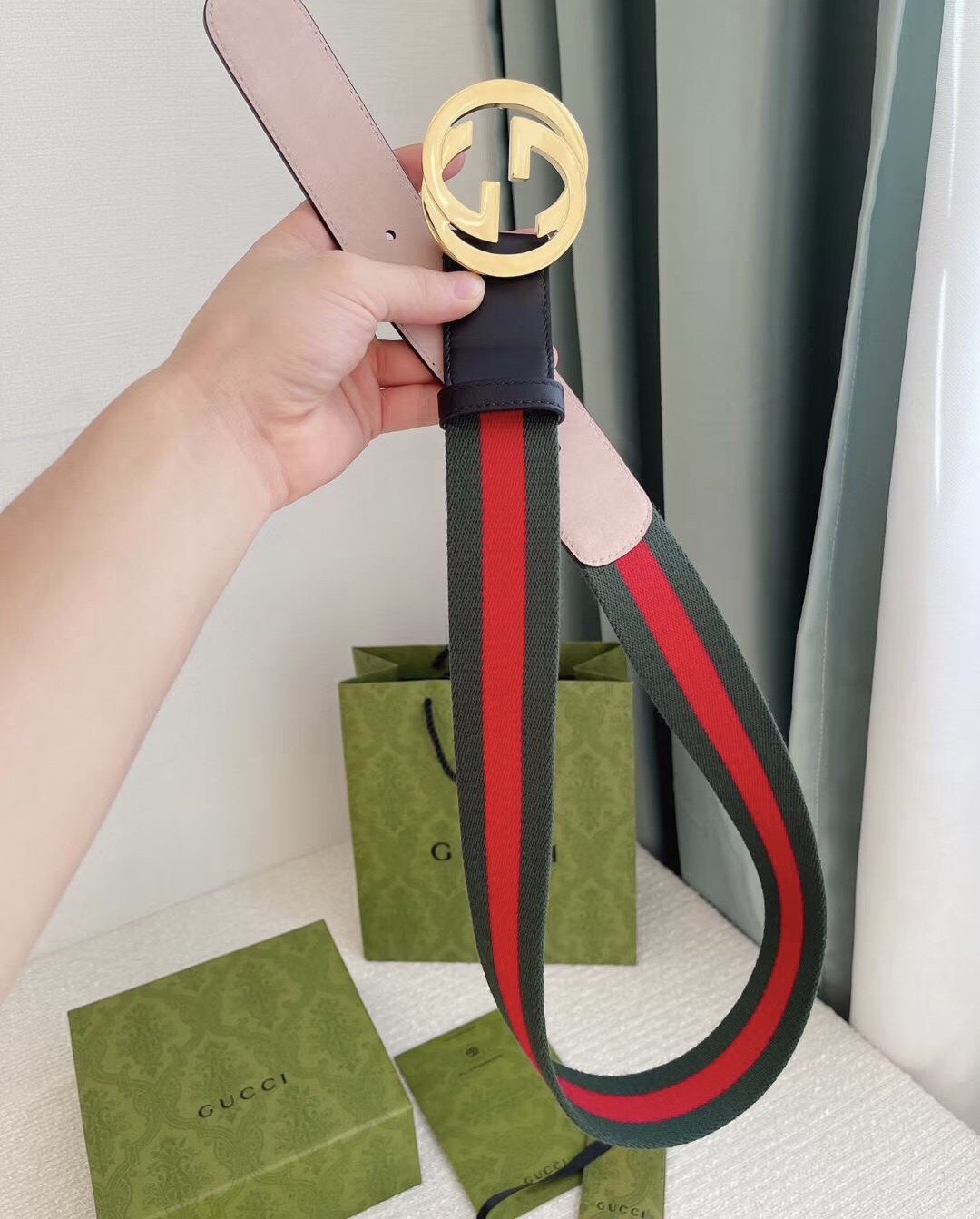 Gucci Basic Belt Cow Leather 38mm