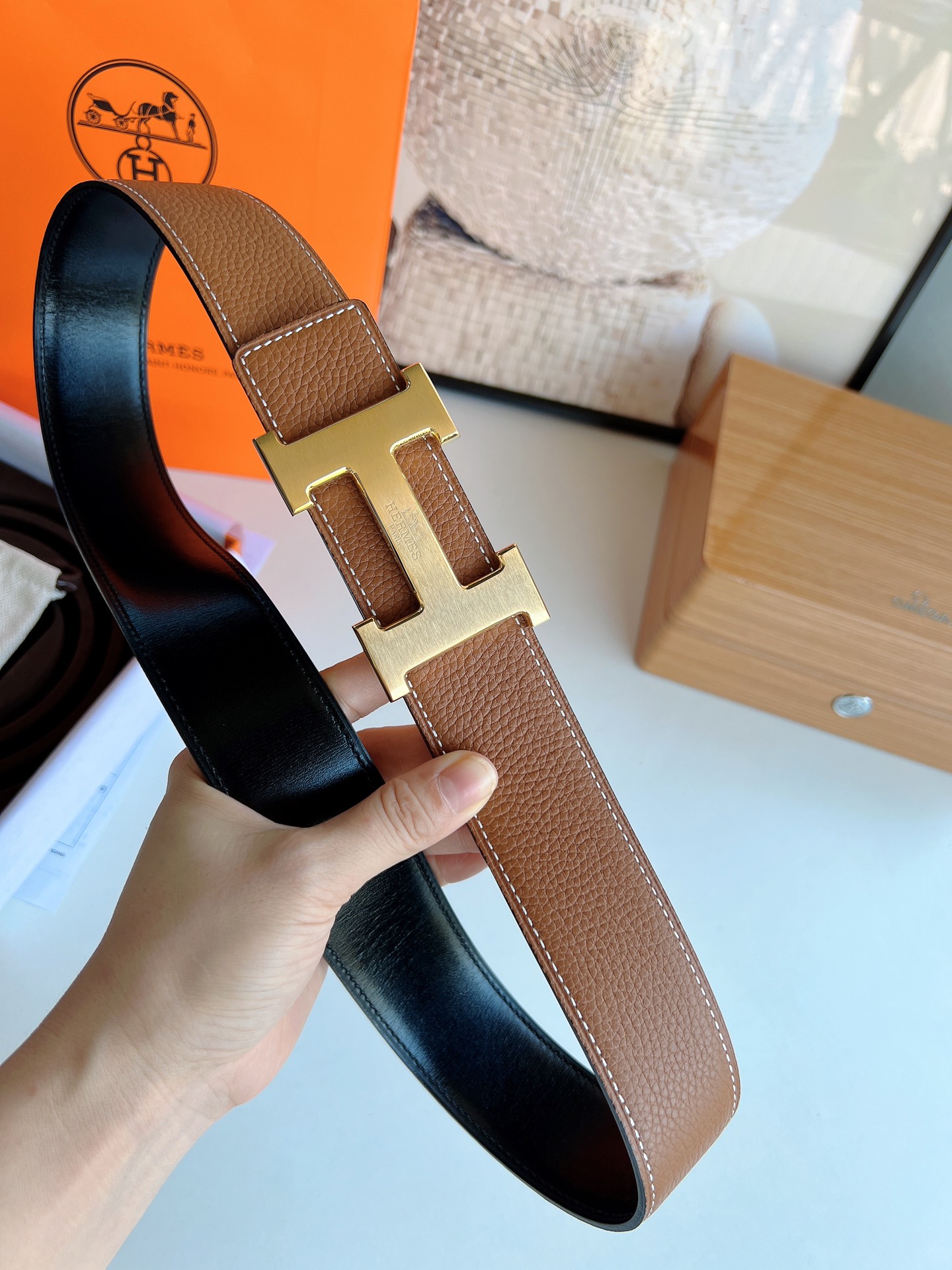 Hermès Basic Belt 38mm