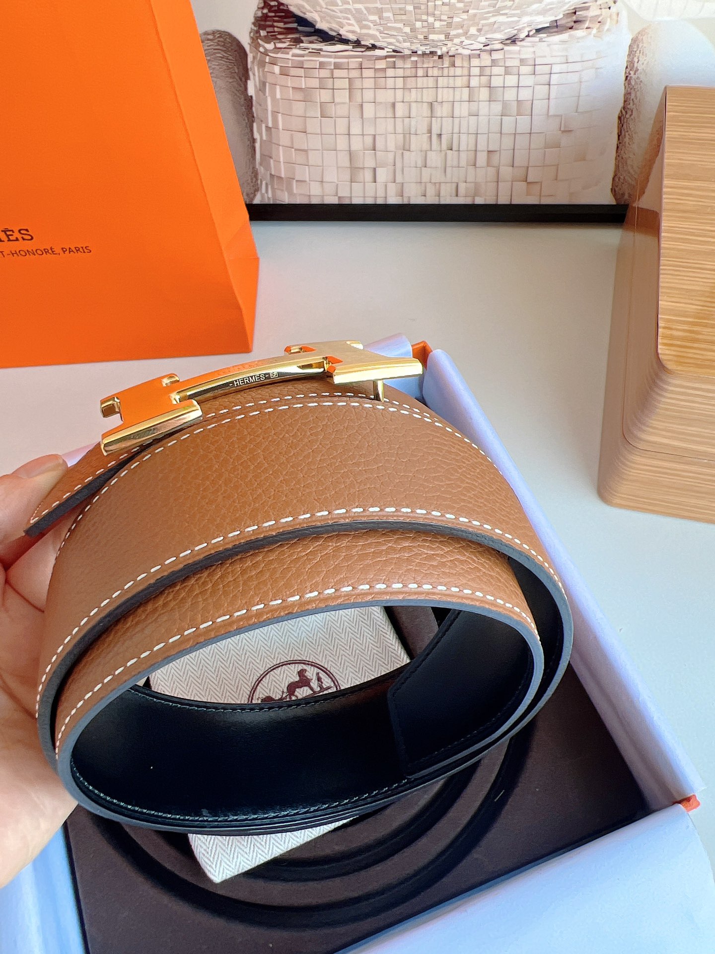 Hermès Basic Belt 38mm
