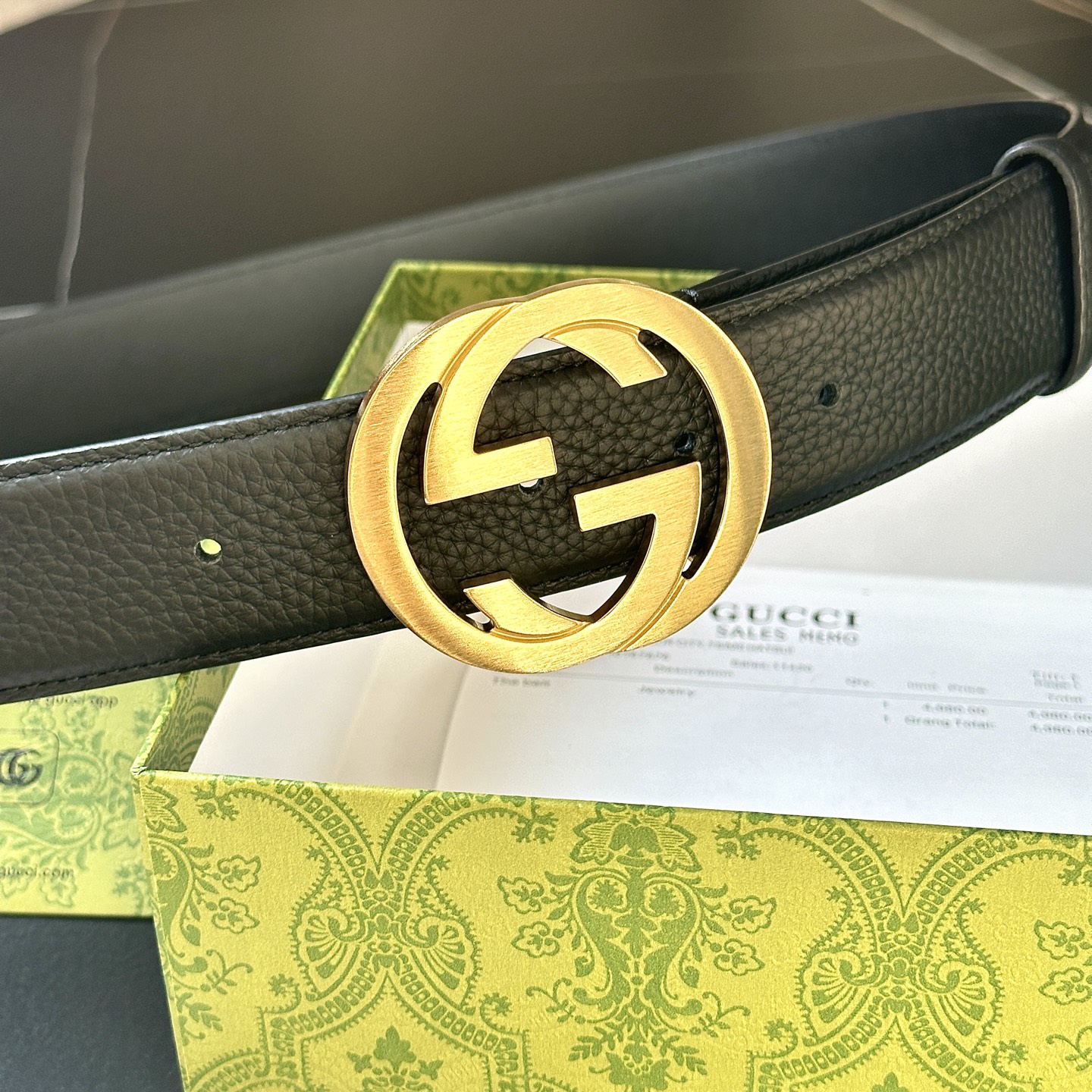 Gucci Male Basic Belt Cow Leather 13514