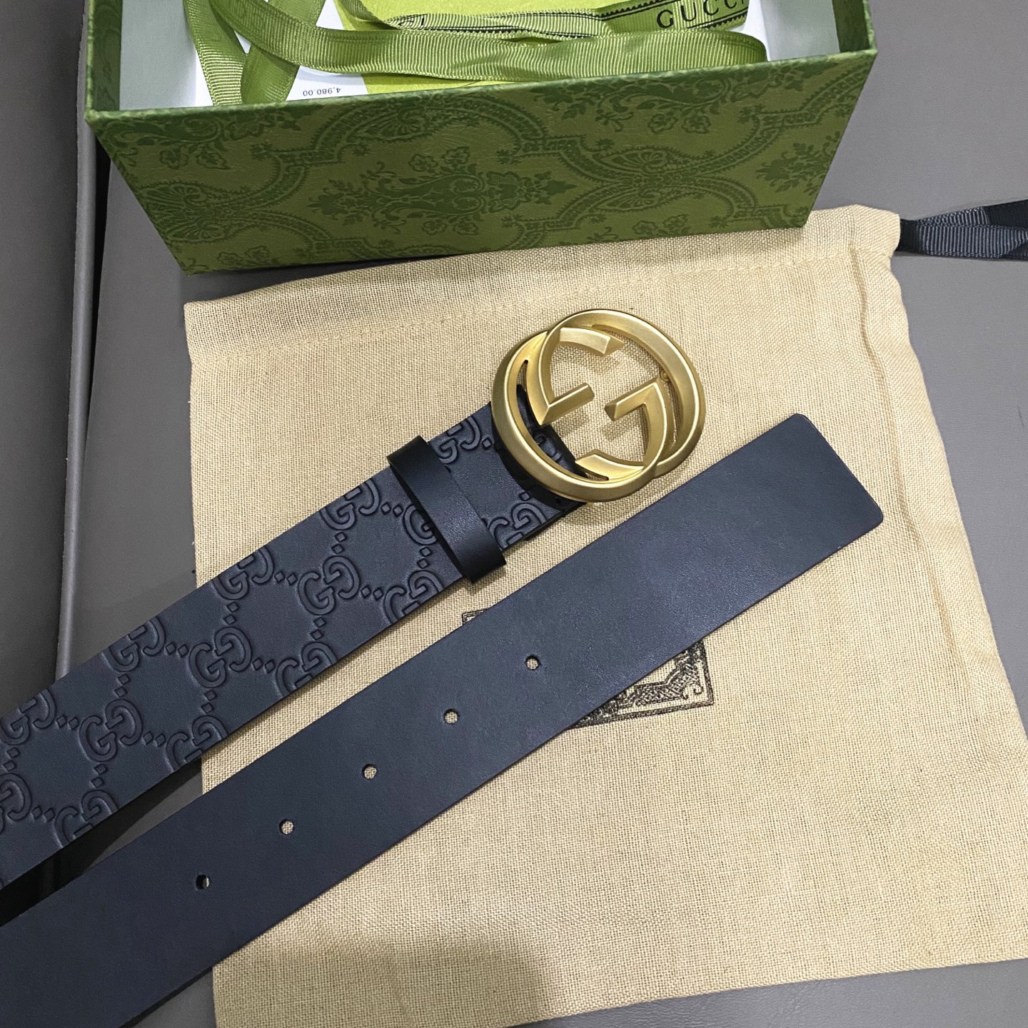 Gucci Male Basic Belt Cow Leather 13514
