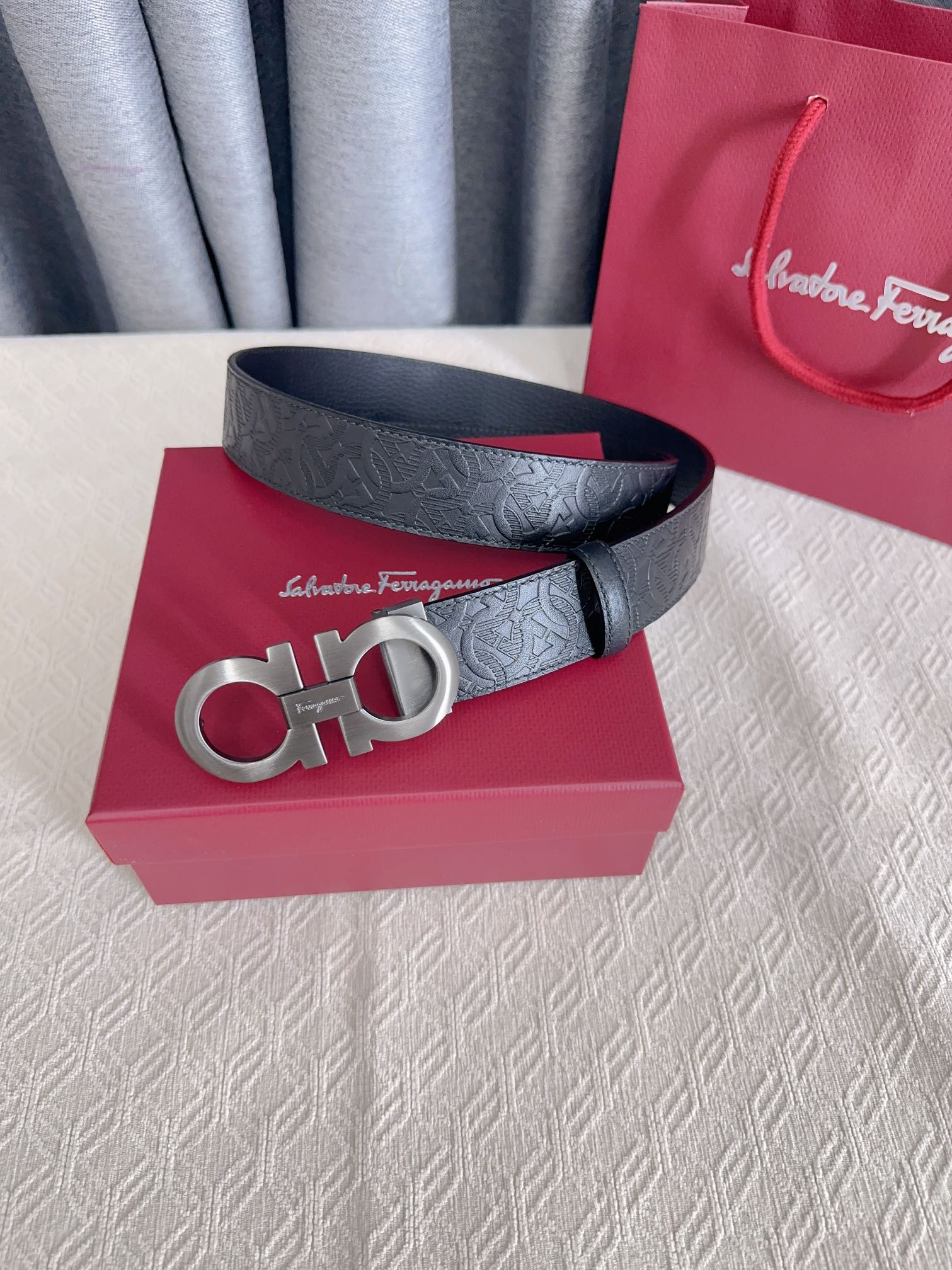 Salvatore Ferragamo Basic Belt Cow Leather 13514-m