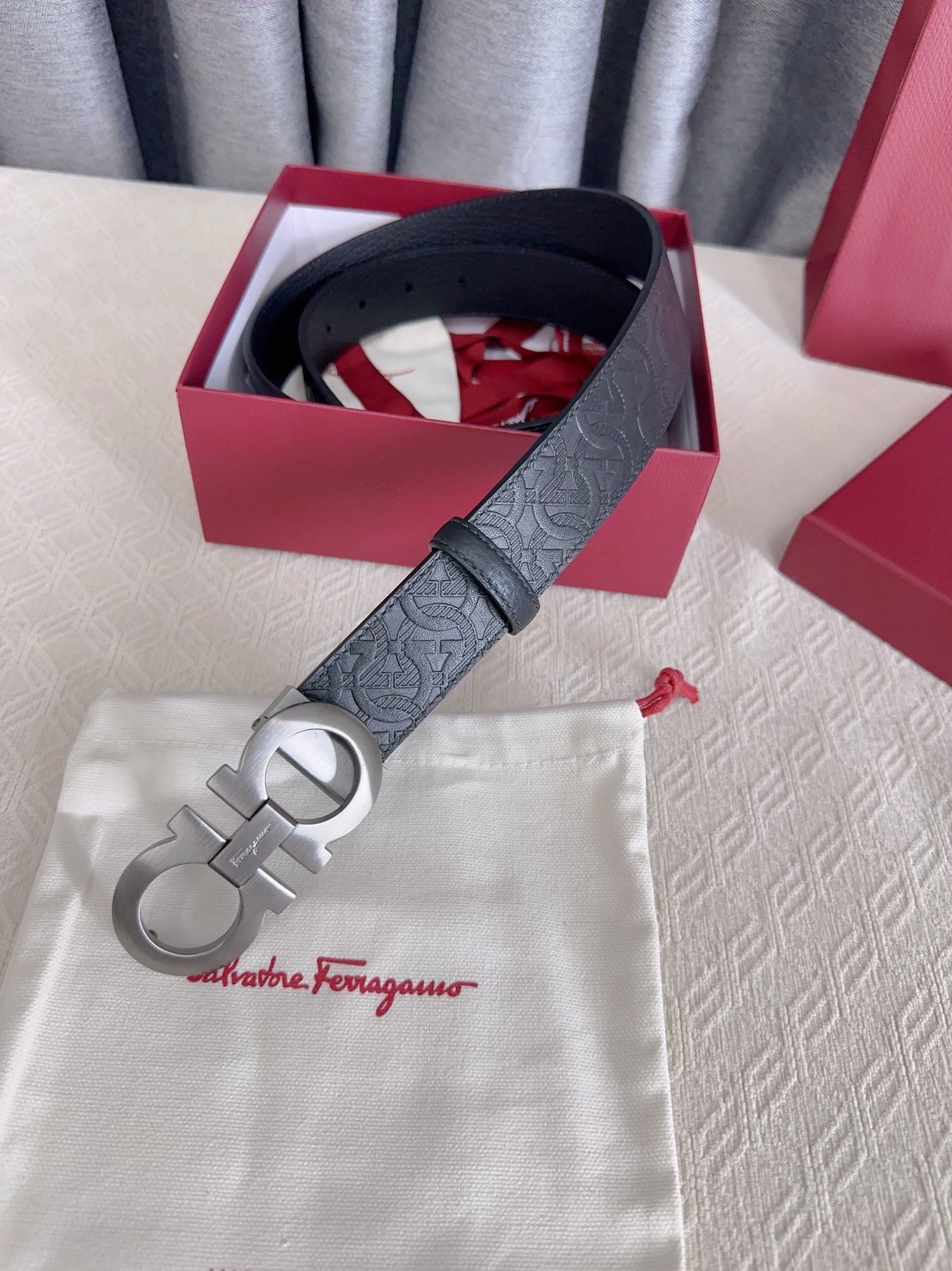 Salvatore Ferragamo Basic Belt Cow Leather 13514-m