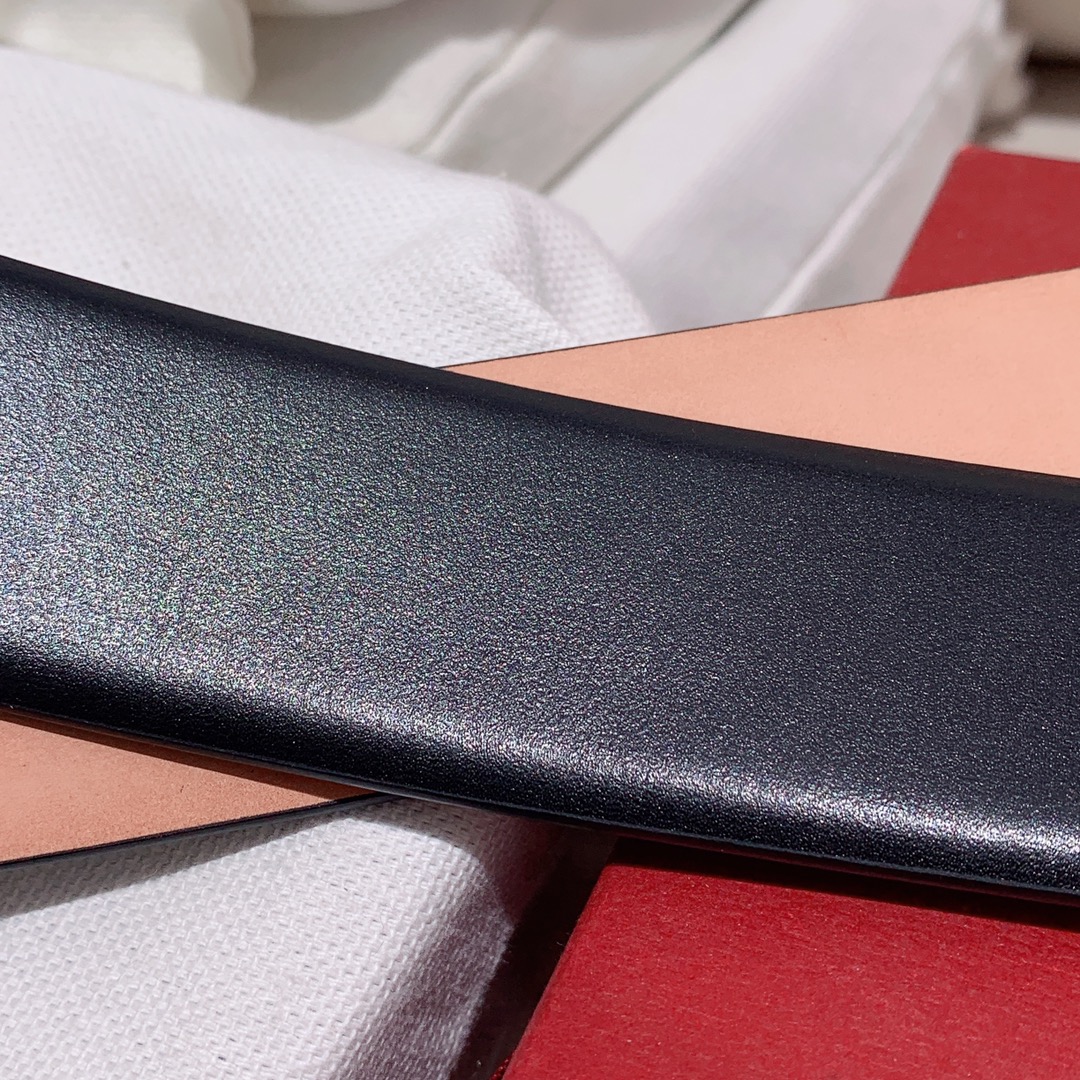 Salvatore Ferragamo Male Leather Belt Top Grain Leather M