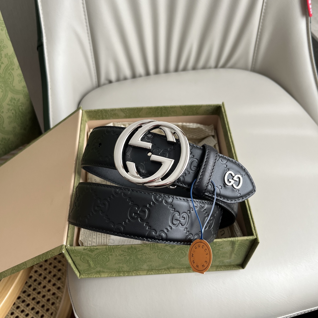 Gucci Male Basic Belt Cow Leather