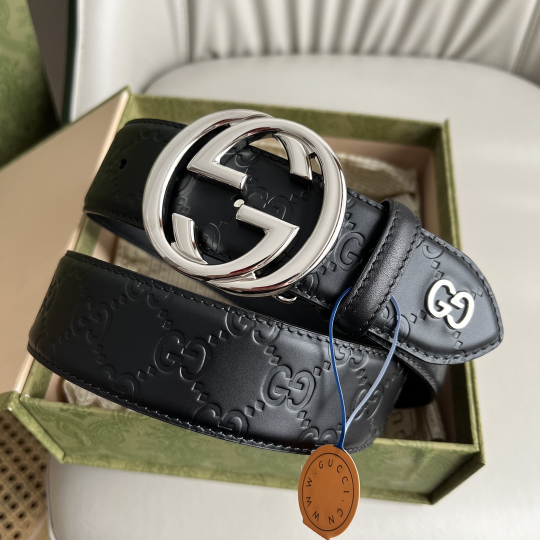 Gucci Male Basic Belt Cow Leather