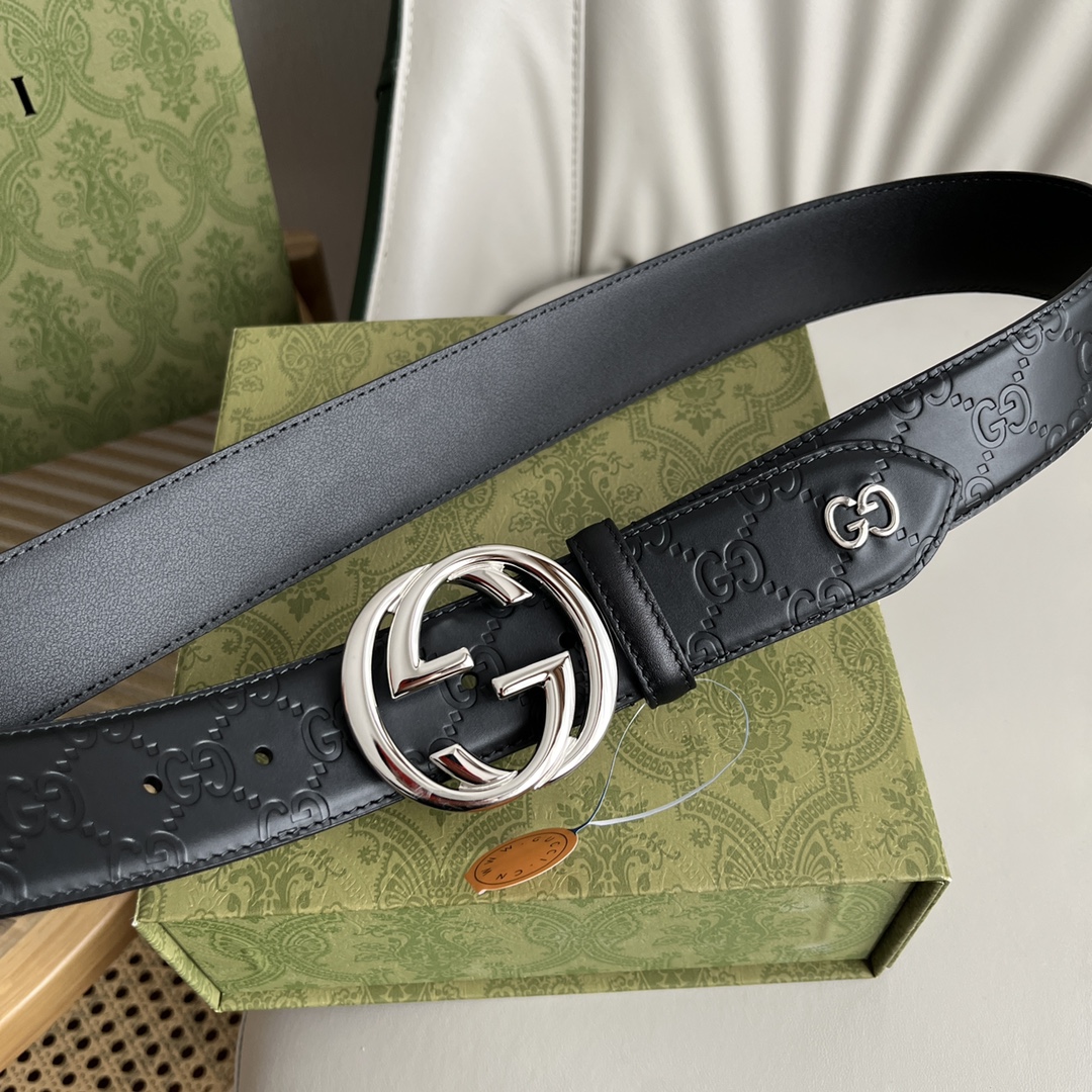 Gucci Male Basic Belt Cow Leather