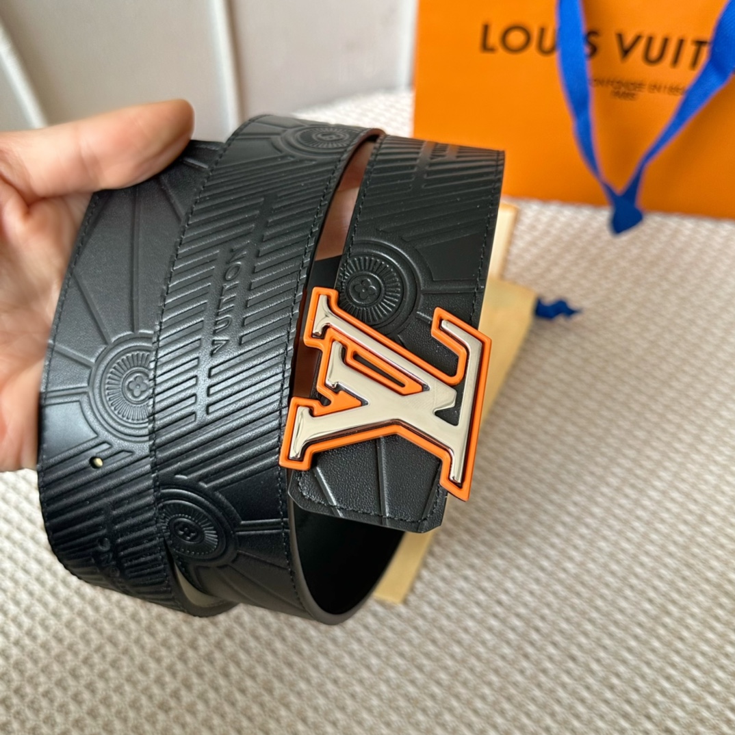 Louis Vuitton Basic Belt Cow Leather M-l