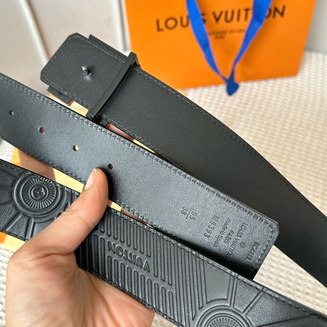 Louis Vuitton Basic Belt Cow Leather M-l