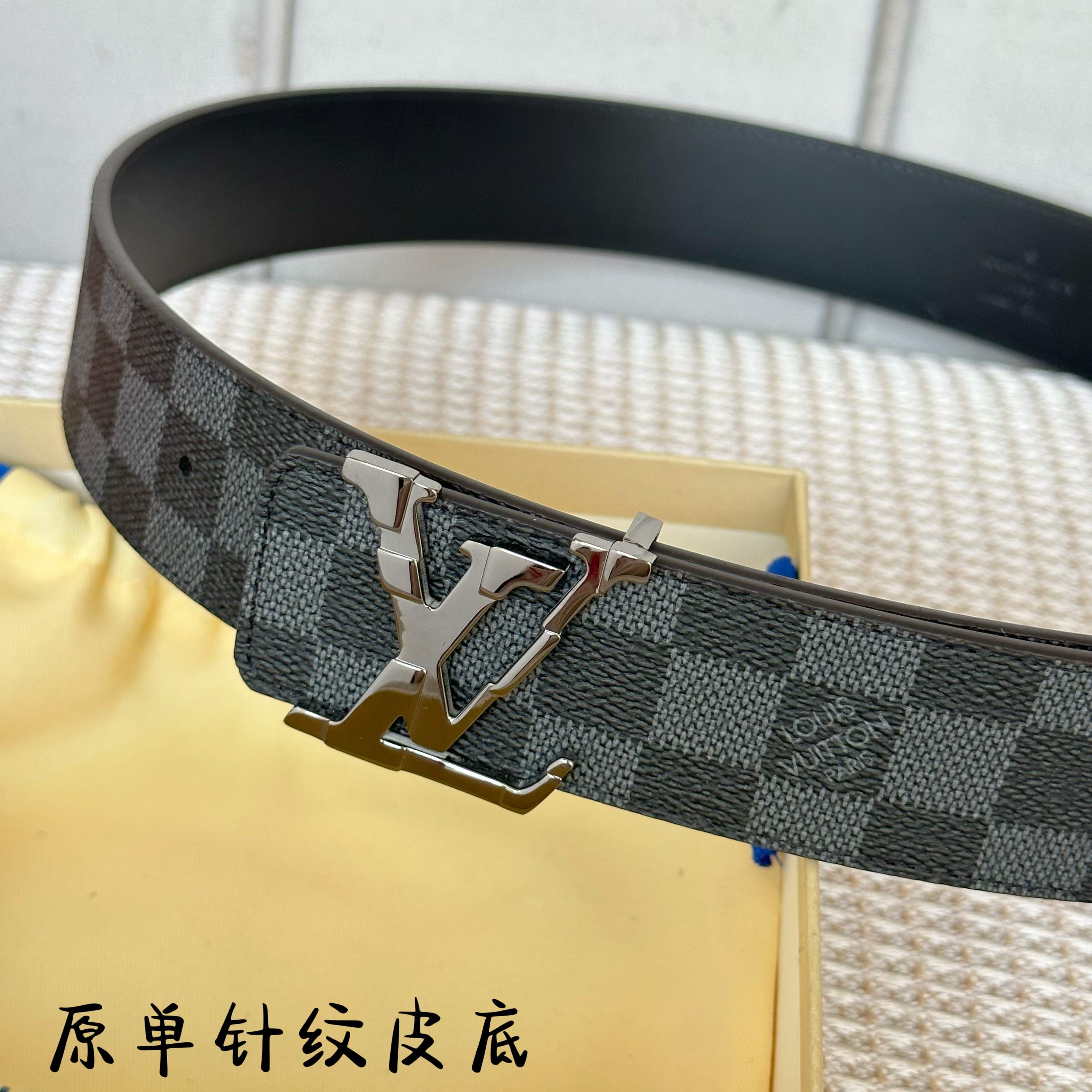 Louis Vuitton Basic Belt Cow Leather S-l