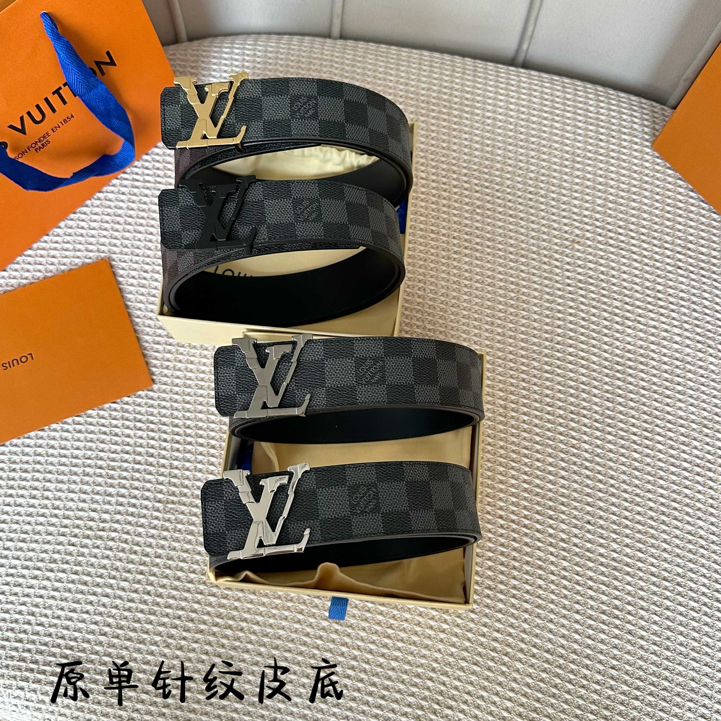 Louis Vuitton Basic Belt Cow Leather S-l