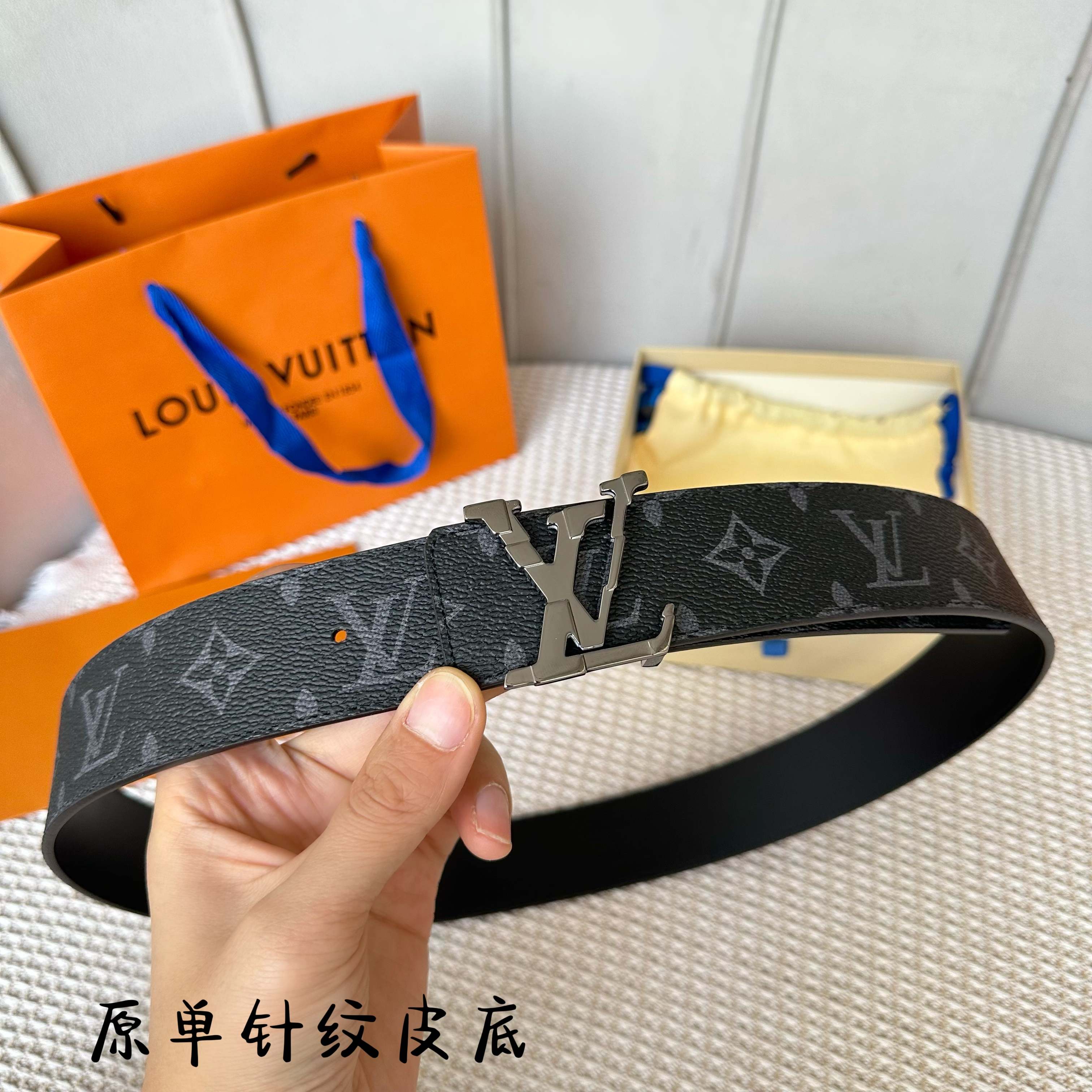 Louis Vuitton Basic Belt Cow Leather S-l