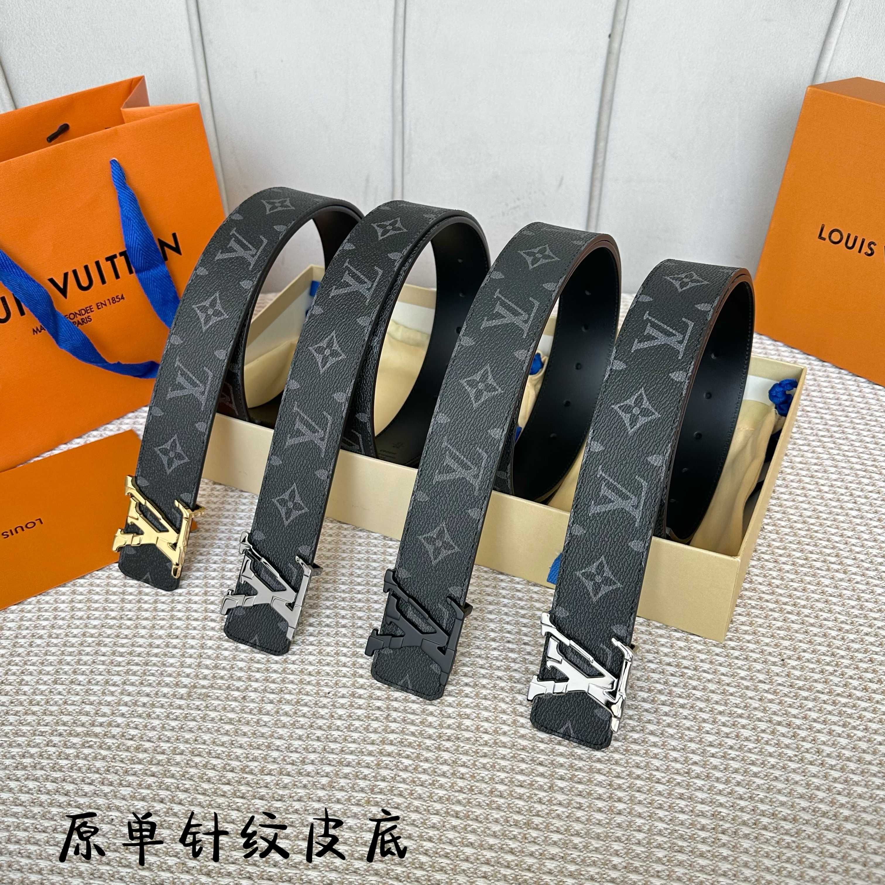 Louis Vuitton Basic Belt Cow Leather S-l