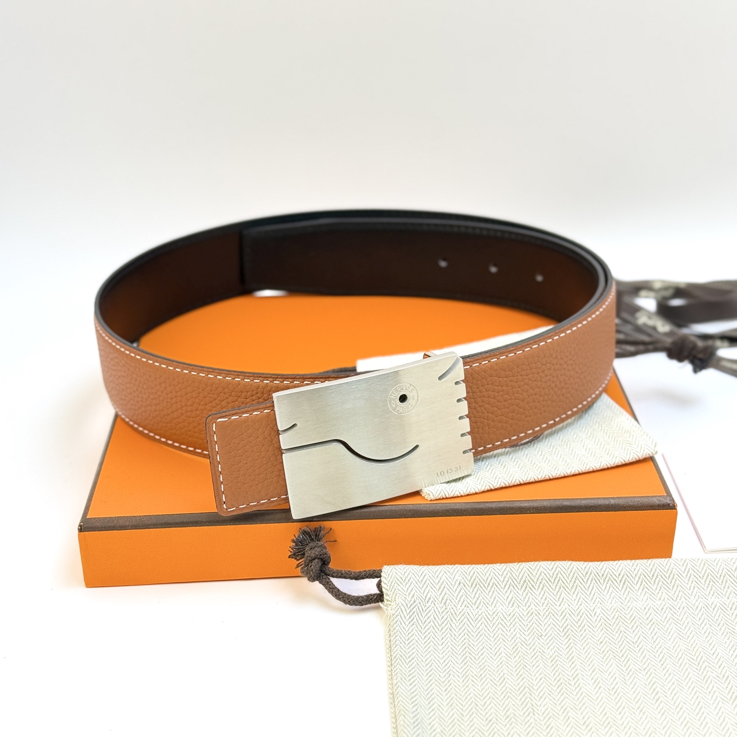 Hermès Male Basic Belt 38mm-s-m-l