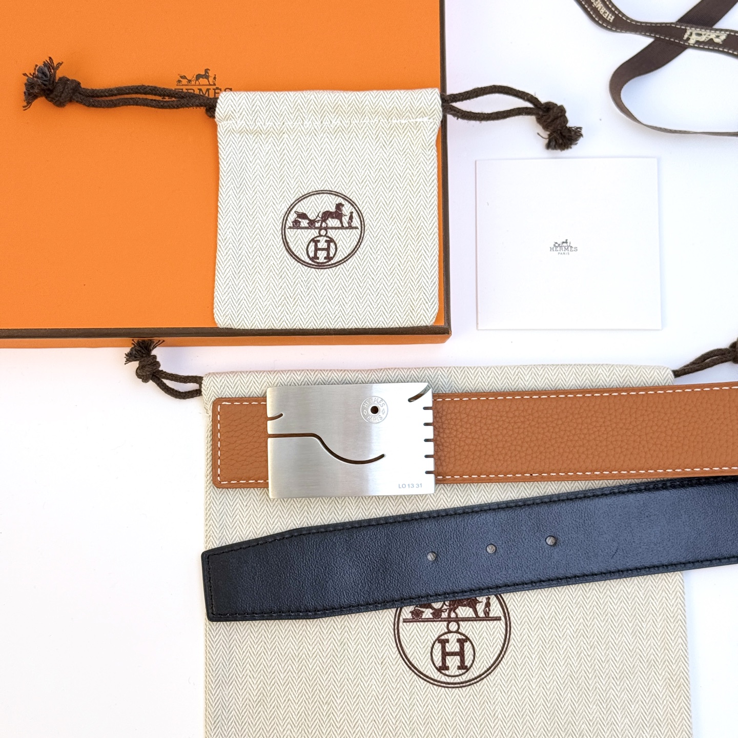 Hermès Male Basic Belt 38mm-s-m-l