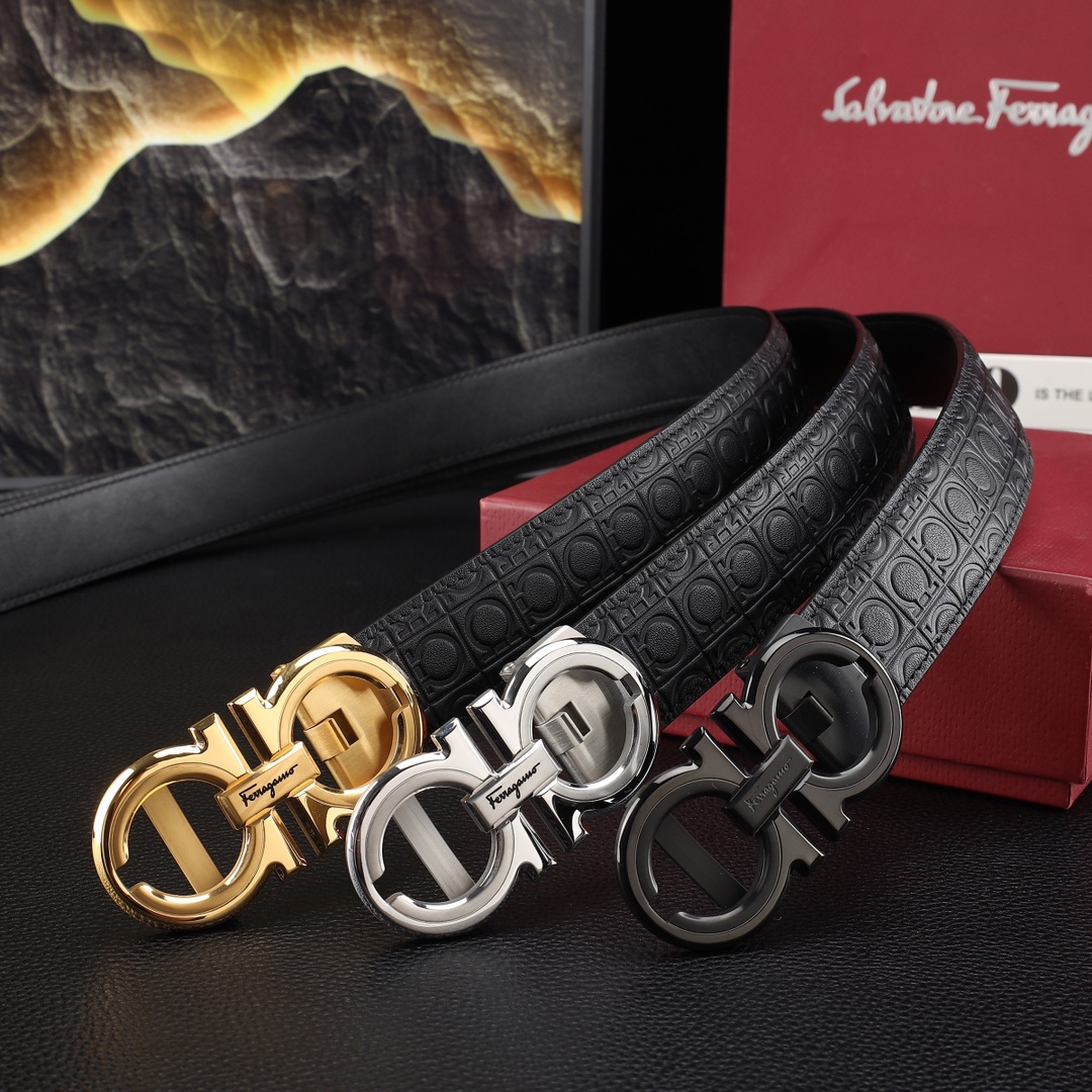 Salvatore Ferragamo Male Basic Belt 35mm