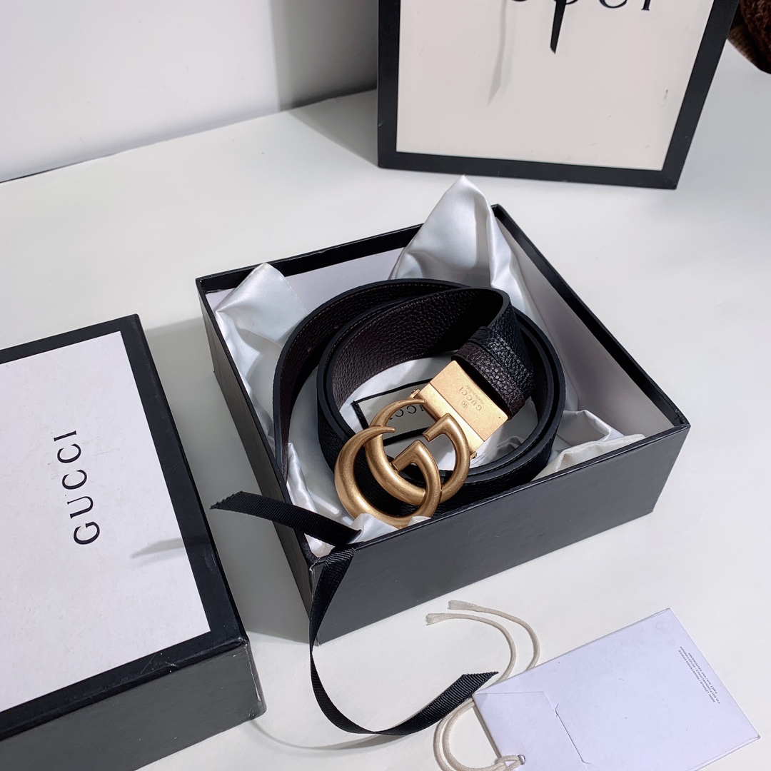 Gucci Male Basic Belt Cow Leather