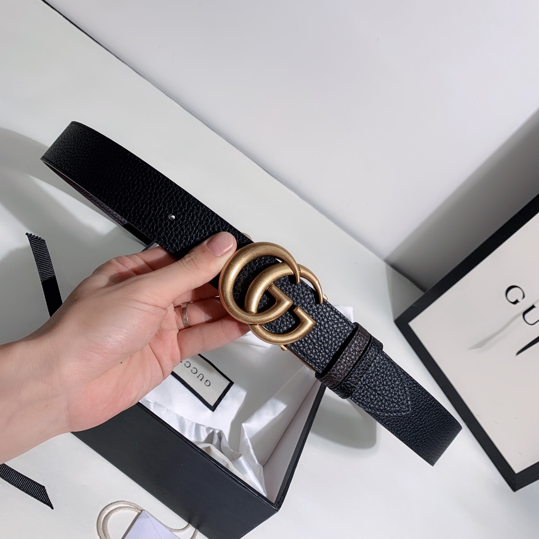 Gucci Male Basic Belt Cow Leather