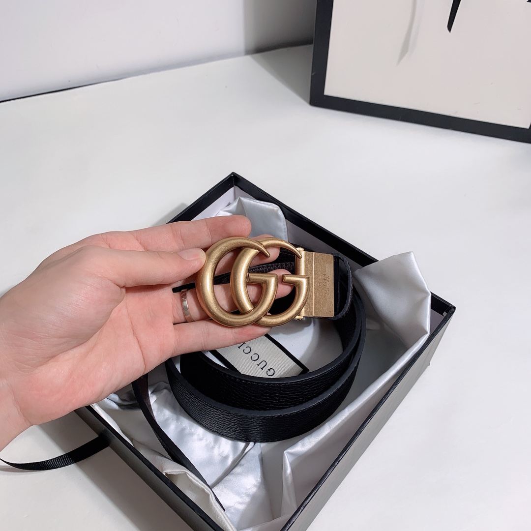 Gucci Male Basic Belt Cow Leather