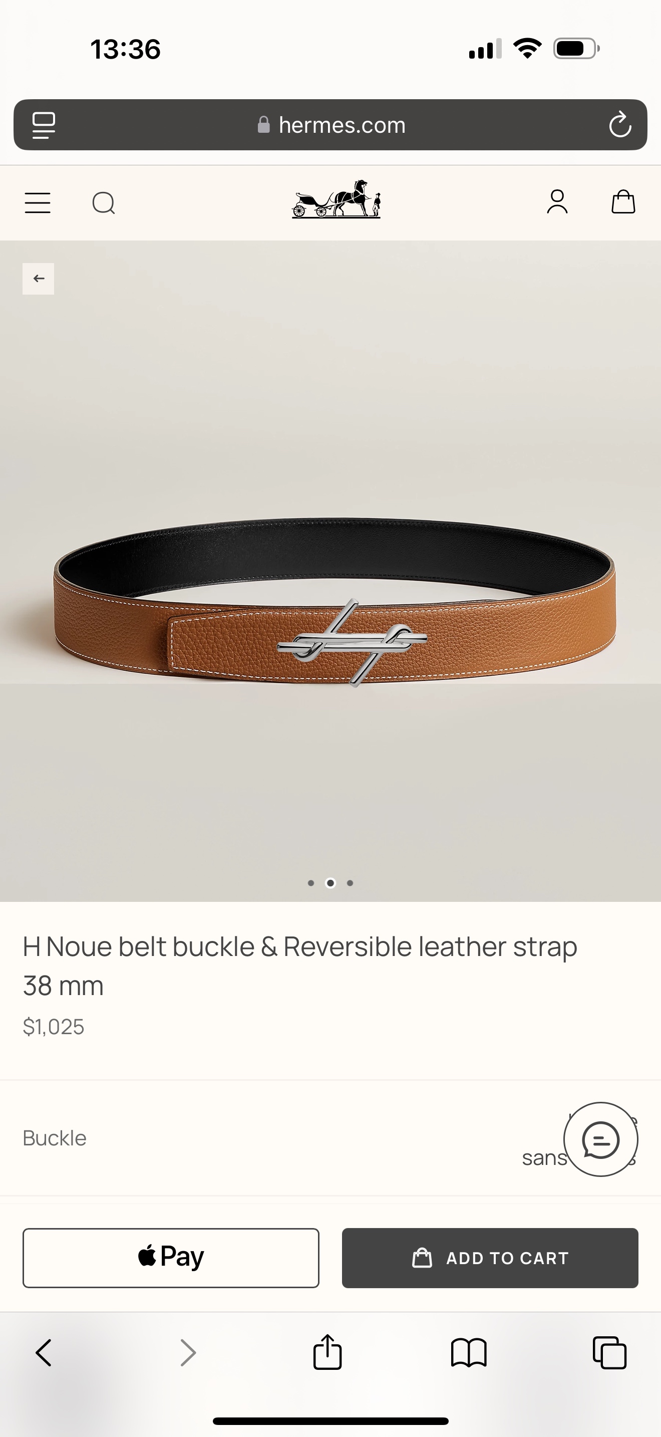 Hermès Male Basic Belt 38mm-s-m-l