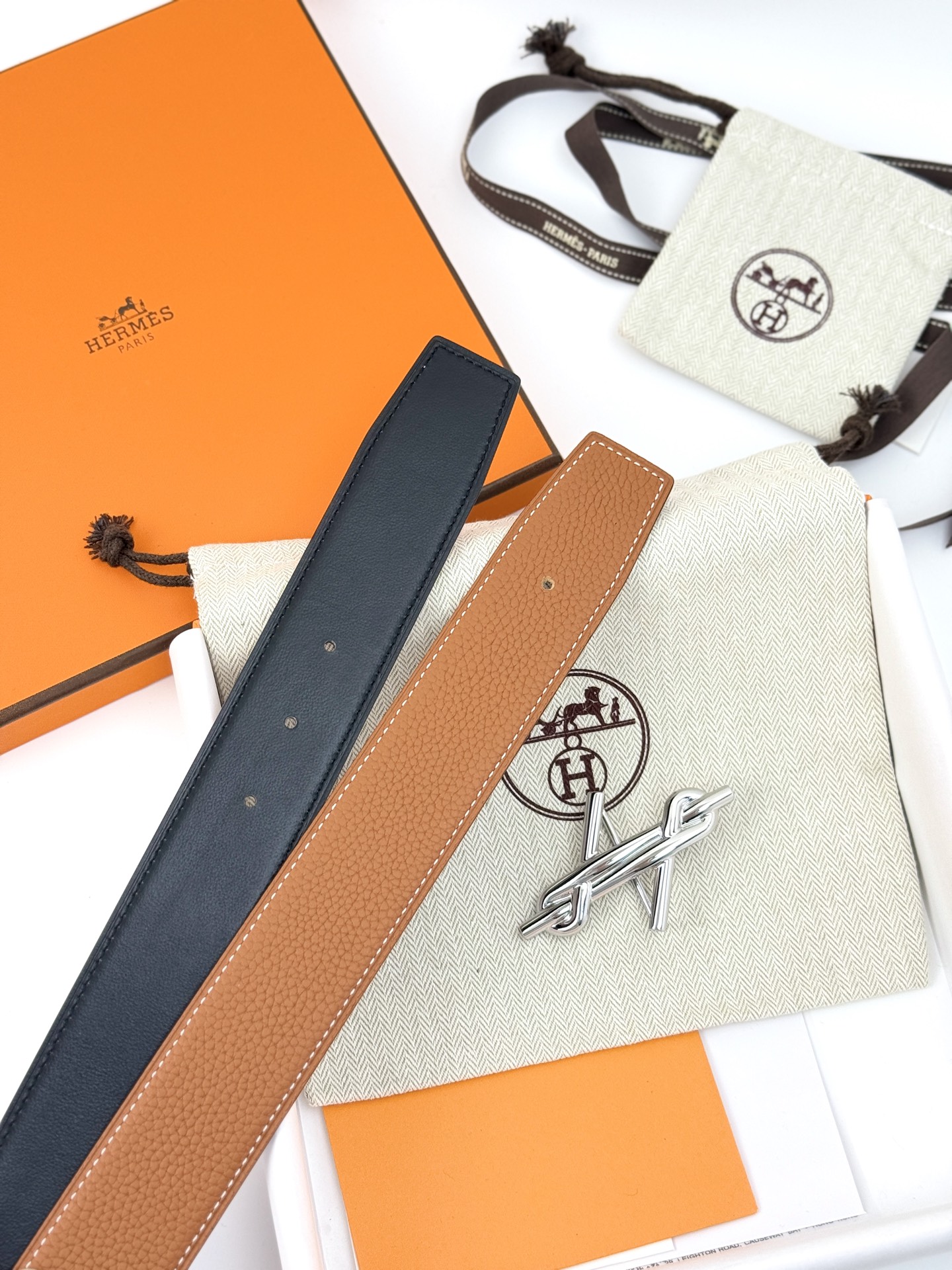 Hermès Male Basic Belt 38mm-s-m-l