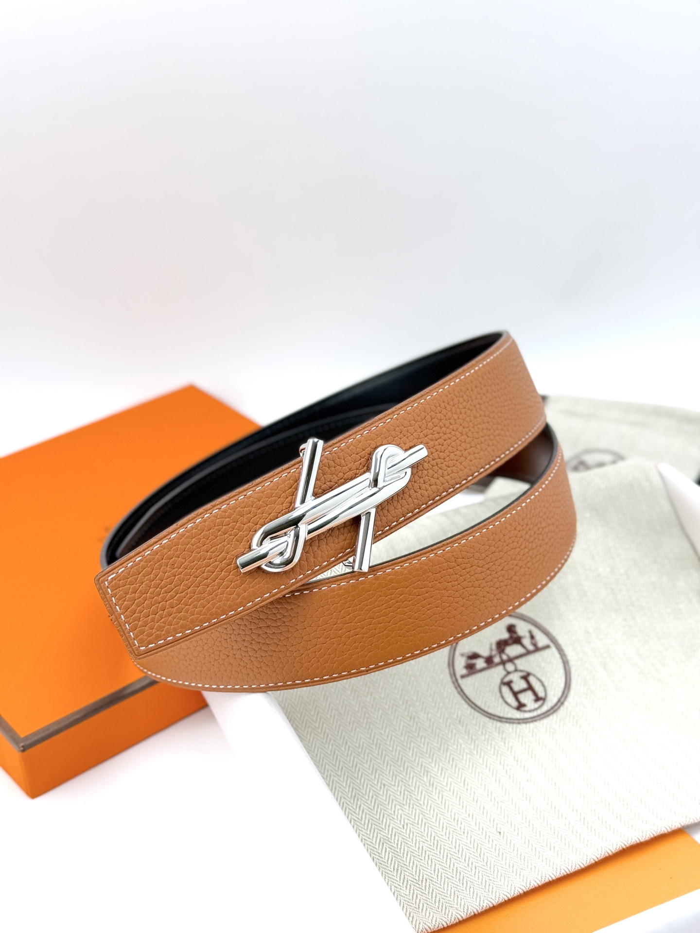 Hermès Male Basic Belt 38mm-s-m-l