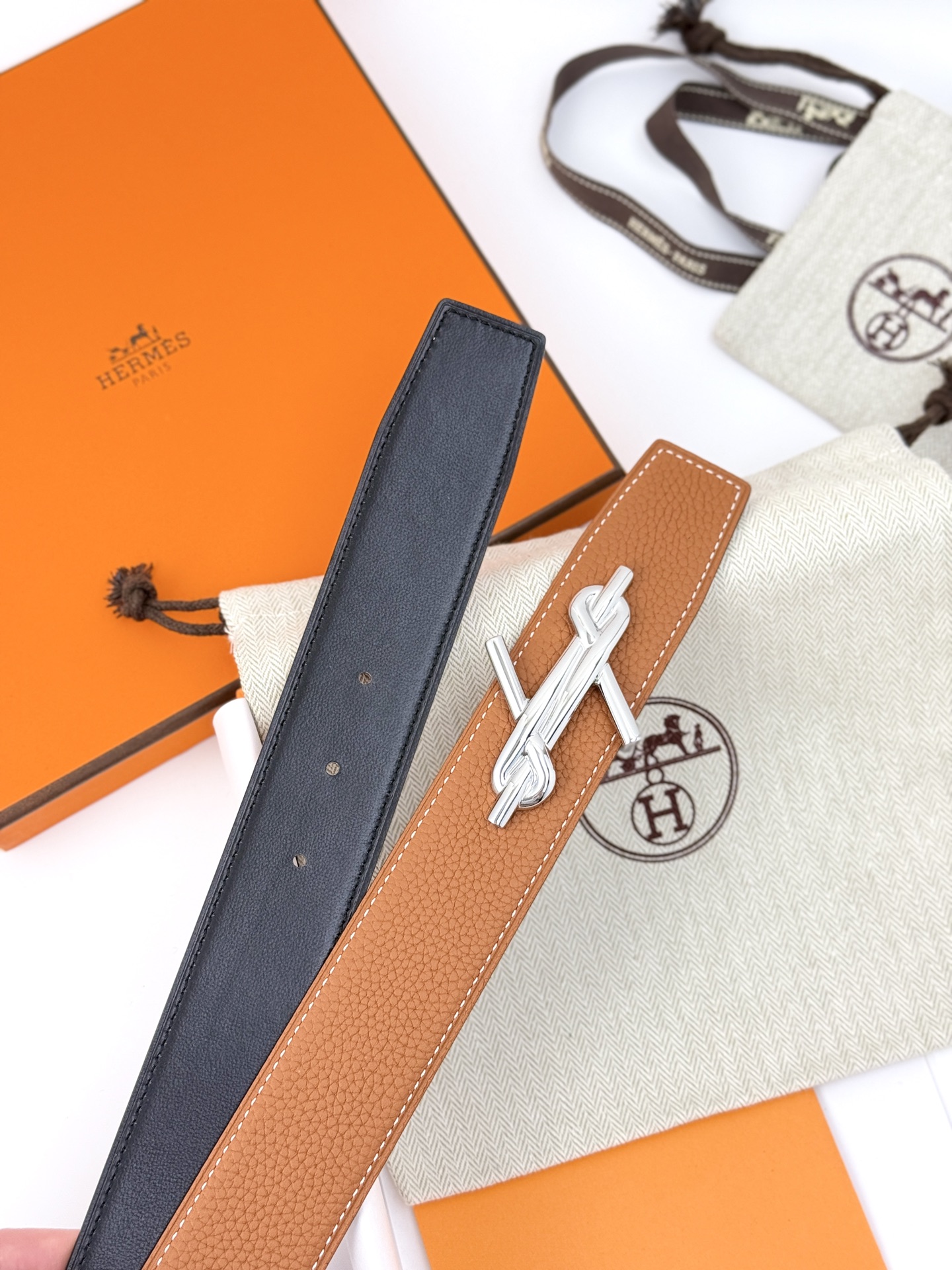 Hermès Male Basic Belt 38mm-s-m-l