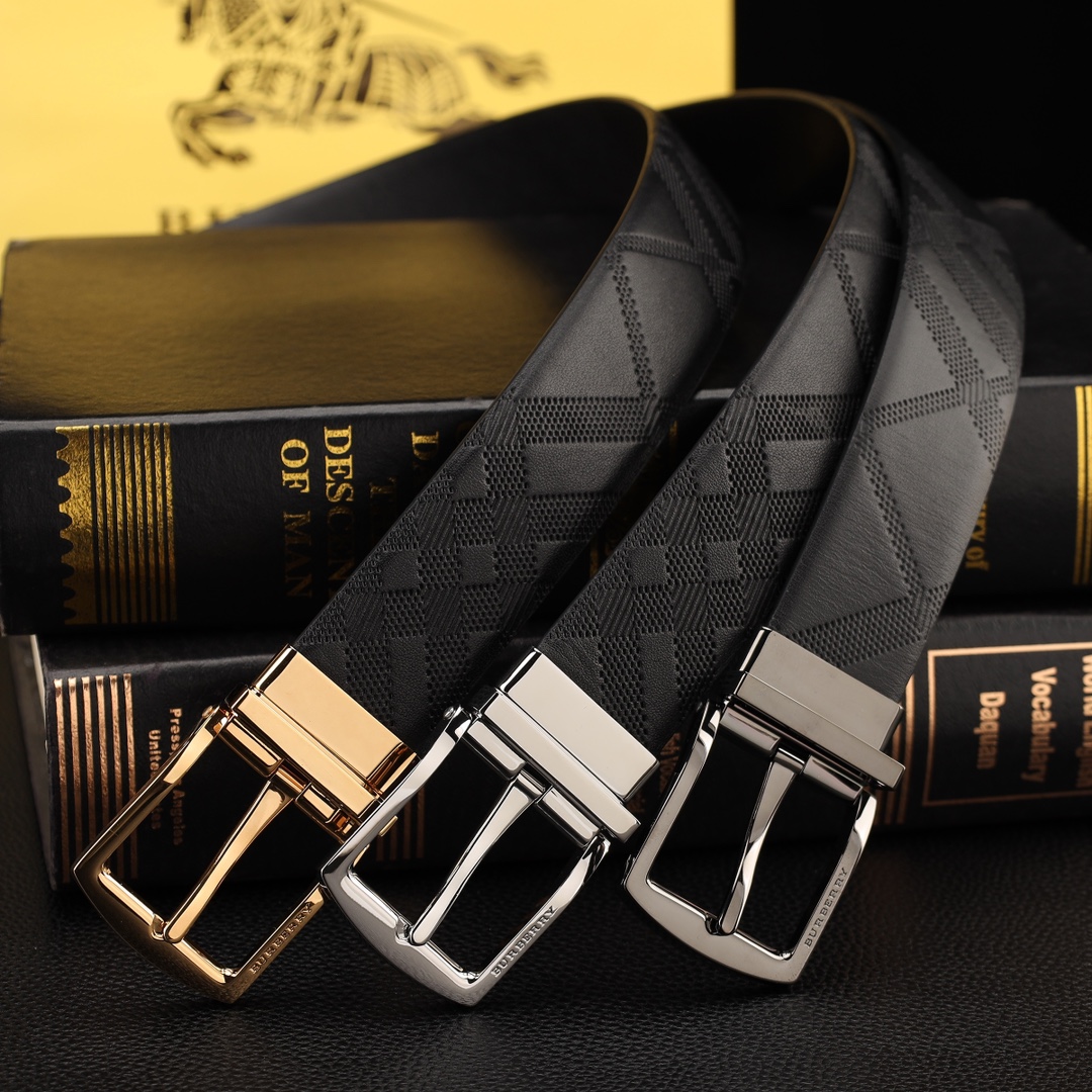 Burberry Basic Belt Cow Leather