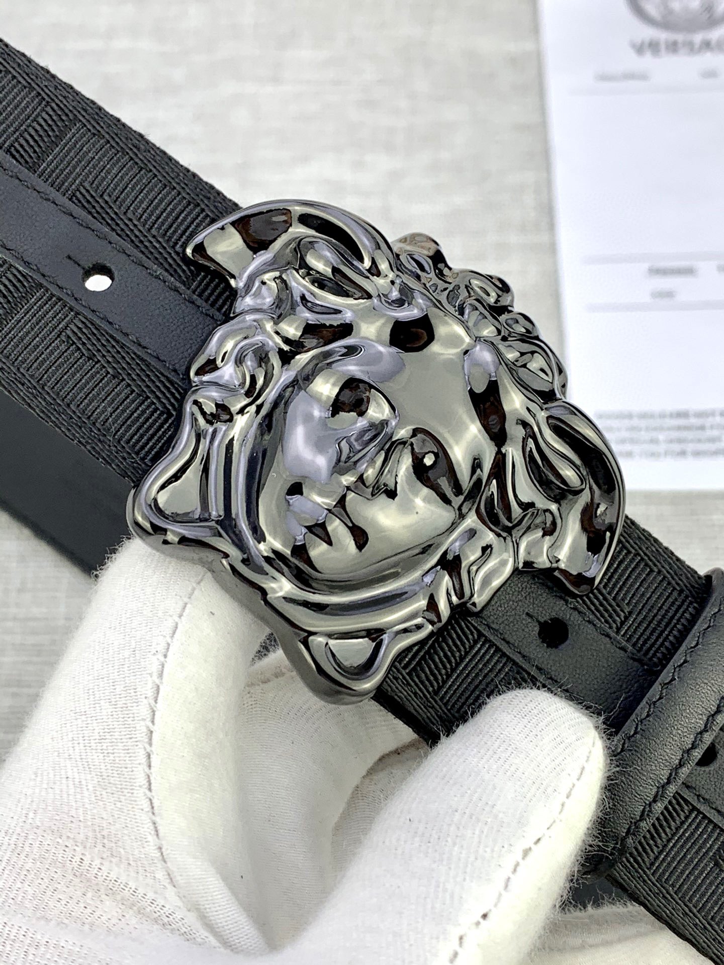 Versace Male Basic Belt Canvas S-m