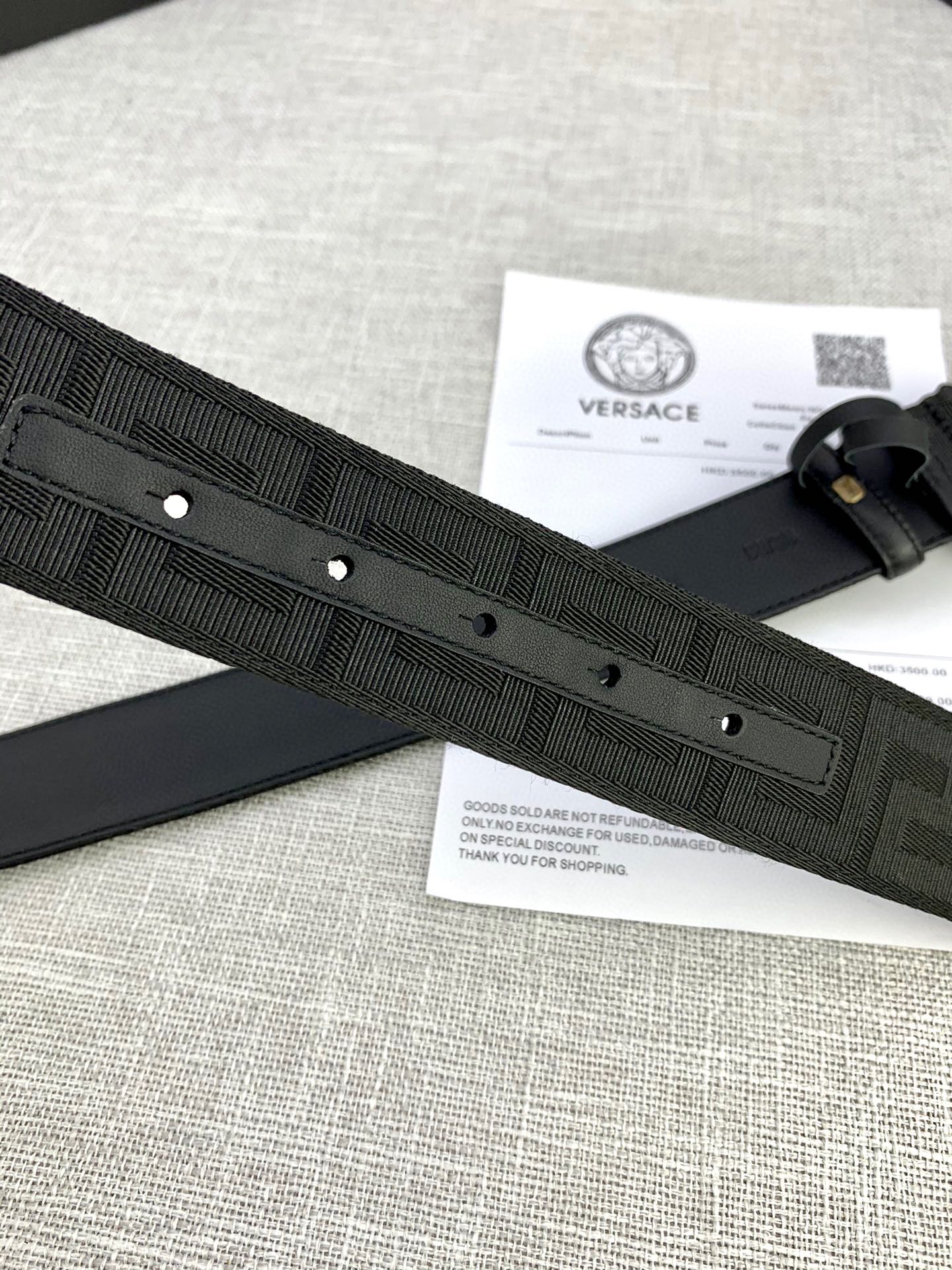 Versace Male Basic Belt Canvas S-m